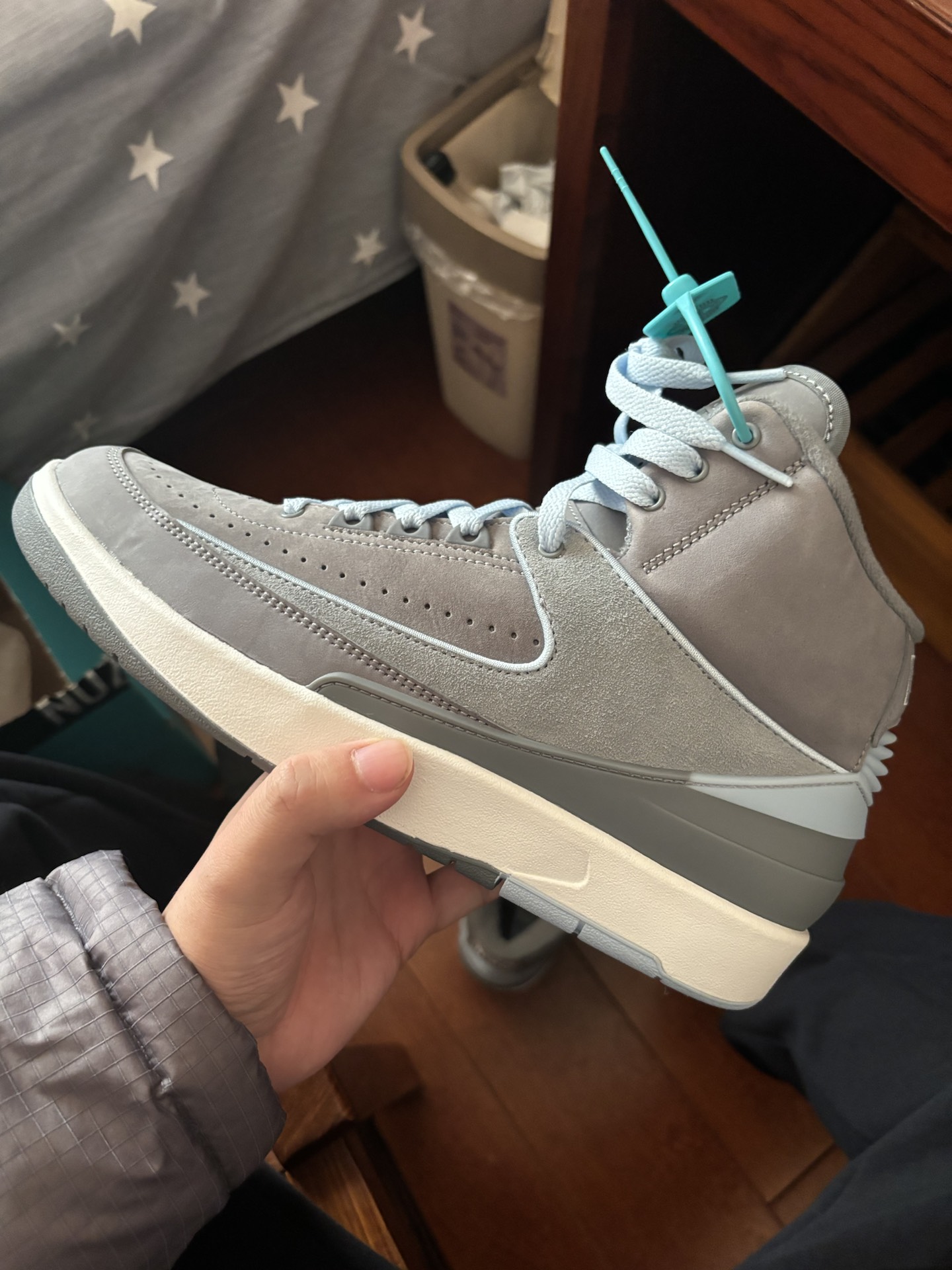 custom review-Jordan Air Джордан 2 Cool GREY Устойчивый к истиранию MID Топ Винтажные баскетбольные кроссовки Женские Серебряный Серый
