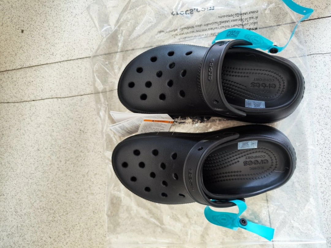 custom review-Crocs Классический Crush Clog 5,2cm Унисекс Черный