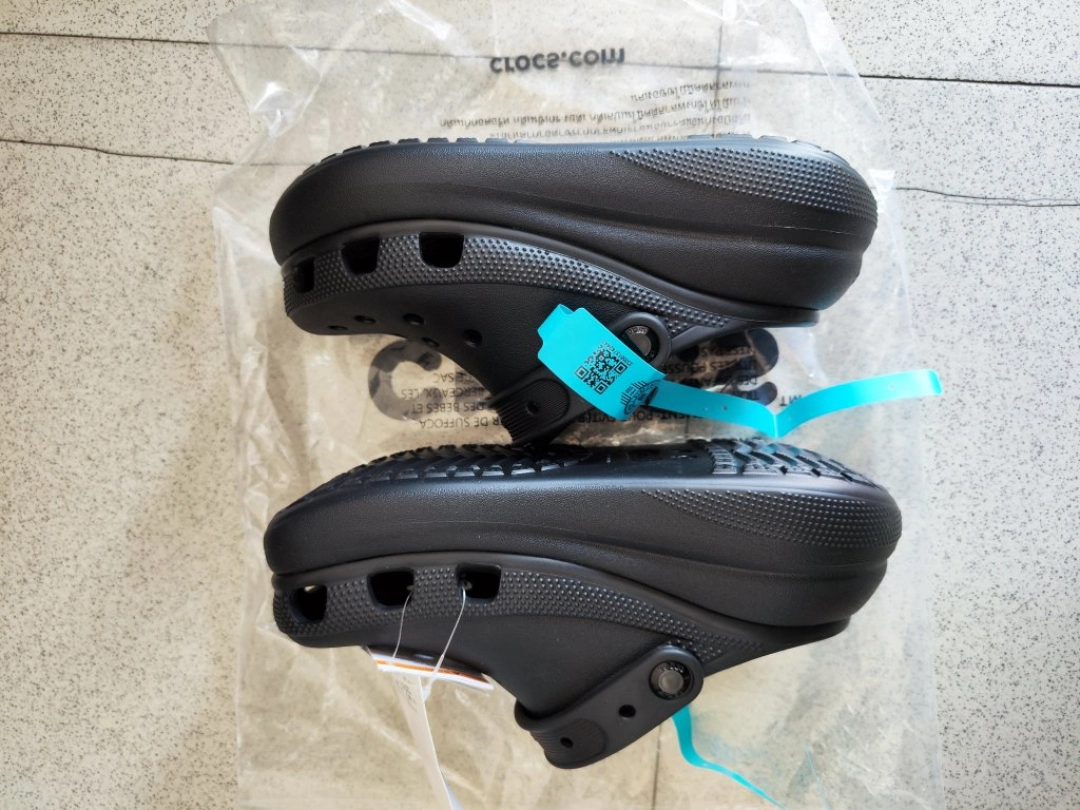 custom review-Crocs Классический Crush Clog 5,2cm Унисекс Черный