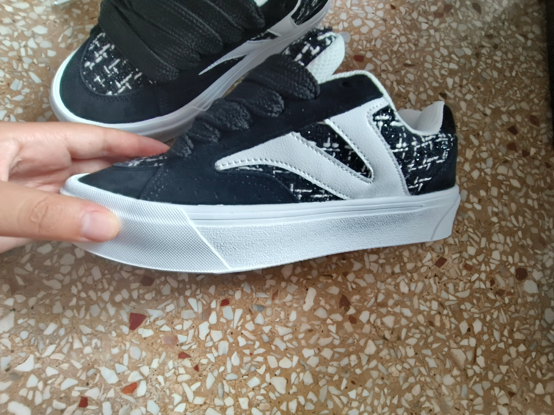 custom review-VFDF CHANEL вдохновленные низкие кроссовки для скейтбординга унисекс черные