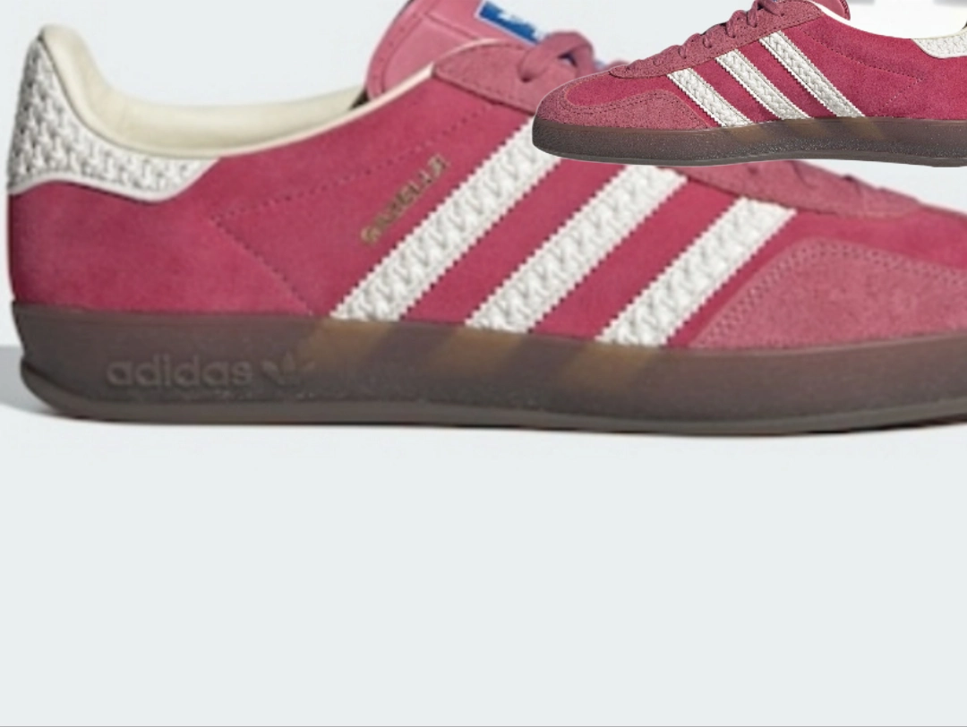 custom review-Adidas Originals GAZELLE INDOOR Устойчивые к истиранию Низкие Кроссовки для скейтбординга Унисекс Розовые