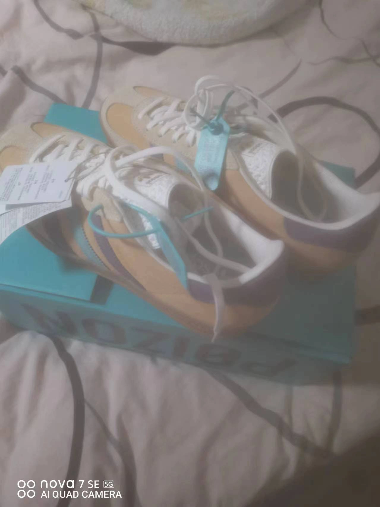 custom review-Adidas Originals Gazelle Аbrasion Resistant Баланс Низкие Кроссовки для скейтбординга Унисекс Желтый Rice Фиолетовый