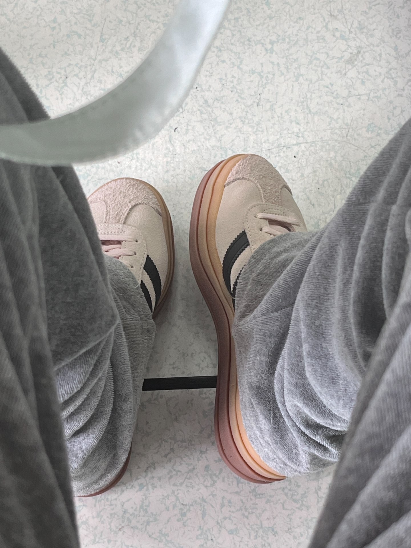 custom review-Adidas Originals GAZELLE BOLD Устойчивые к истиранию Дышащие Низкие Кроссовки для скейтбординга Женские Розовые Коричневые