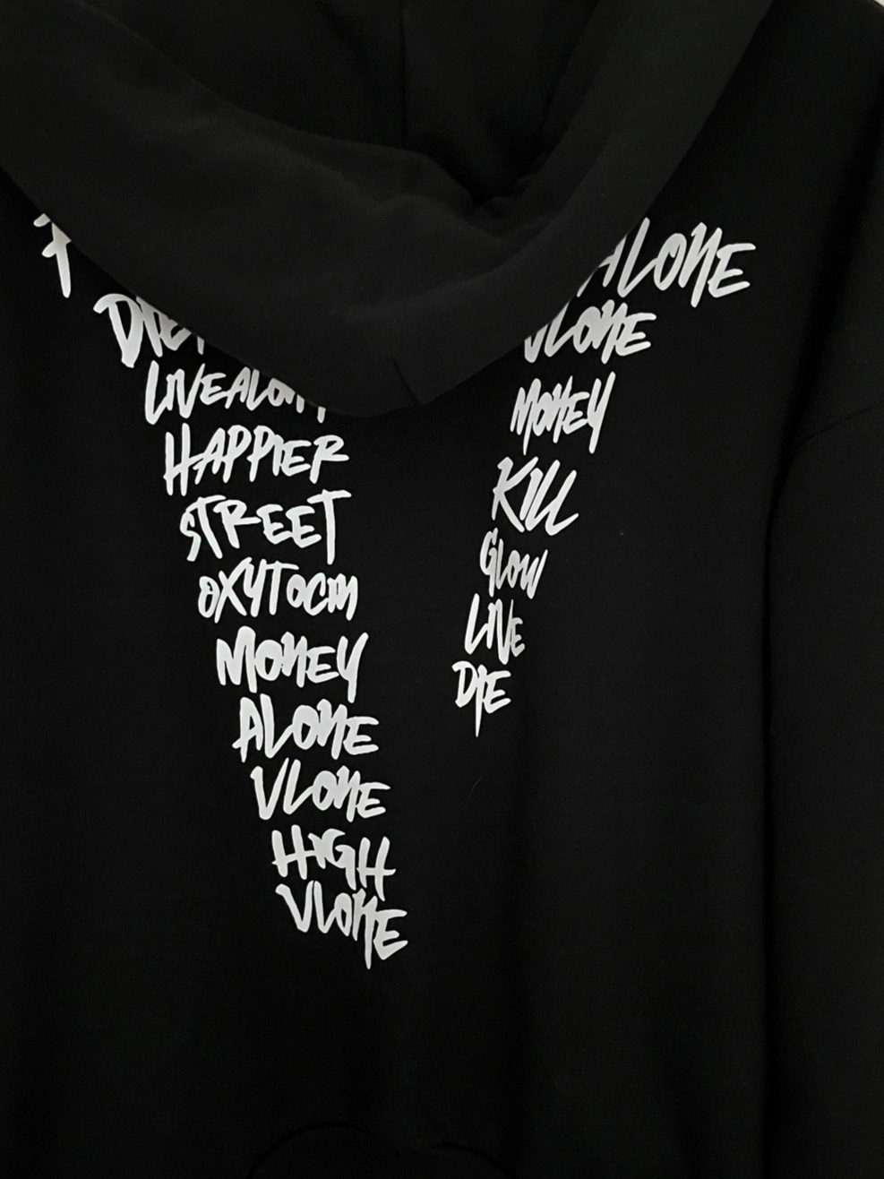 custom review-VLONE Loose Fit Zipper Hoodie Unisex