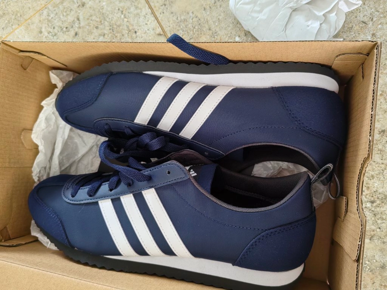 custom review-ADIDAS NEO VS JOG 2,0 Дышащий и Износостойкий Низкий Топ Повседневные Городские Кроссовки для Коммутации и Бега Унисекс Сине-Белый