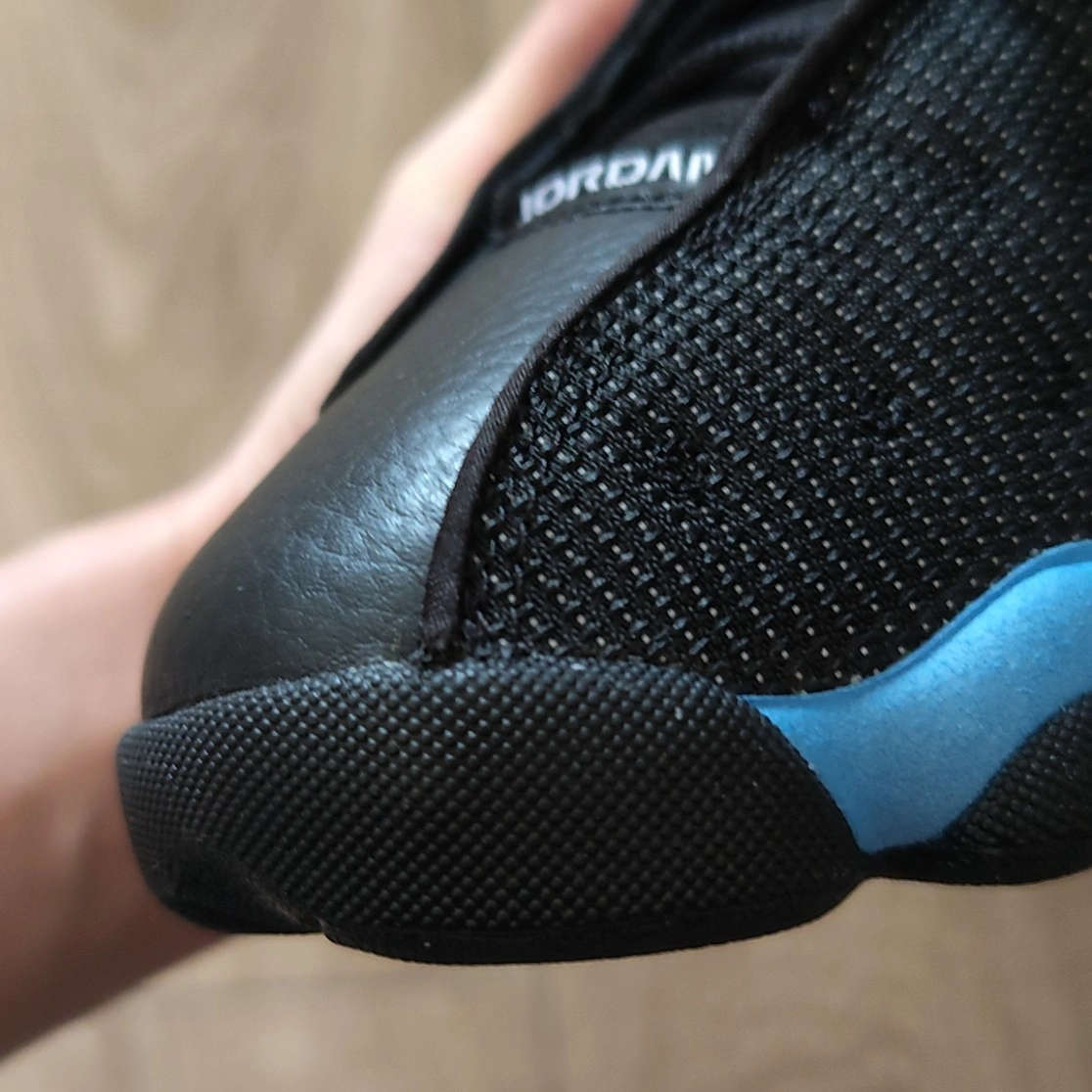 custom review-Jordan Air Jordan 13 'Черный UNC' MID Топ Винтажные баскетбольные кроссовки Мужской Чёрно-синий