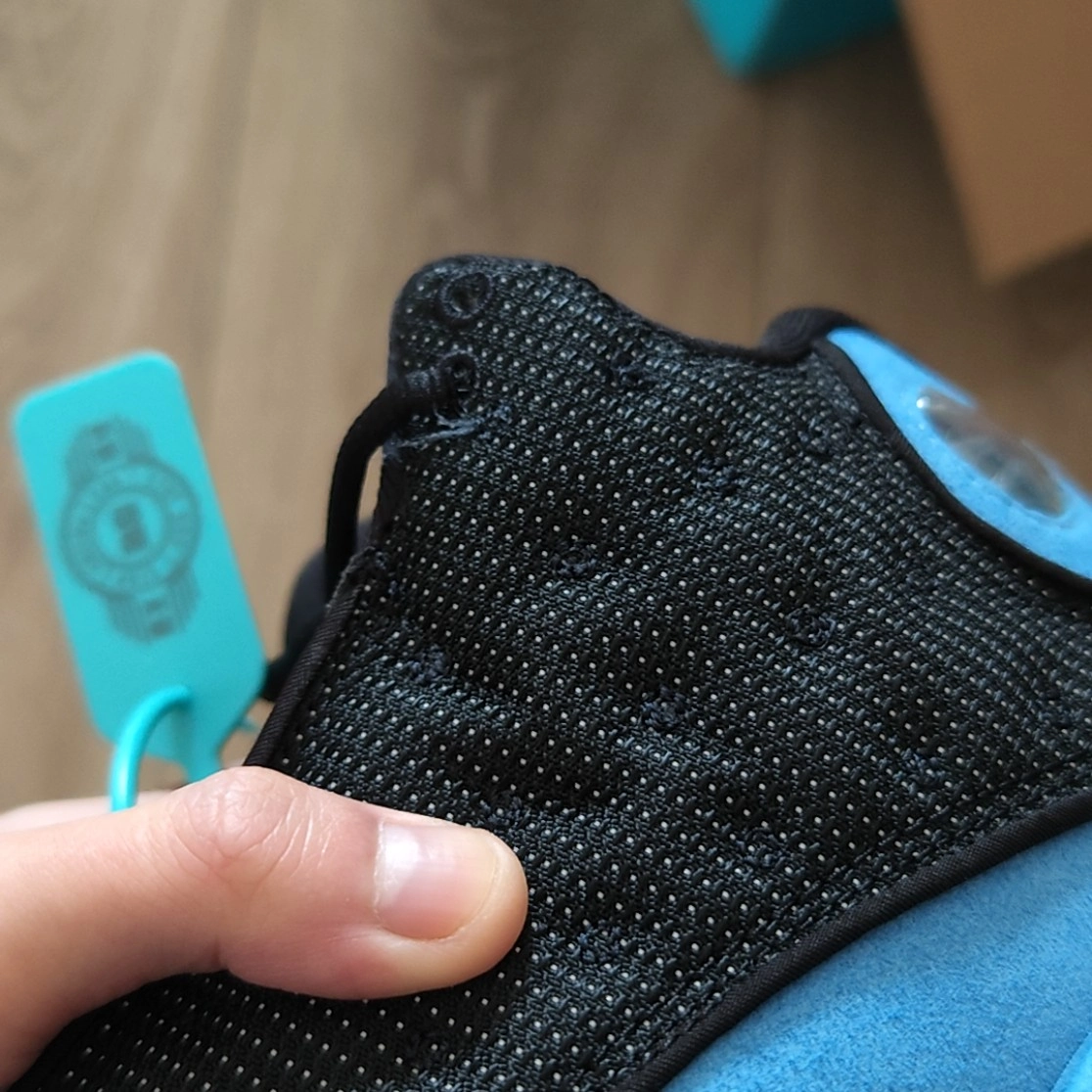 custom review-Jordan Air Jordan 13 'Черный UNC' MID Топ Винтажные баскетбольные кроссовки Мужской Чёрно-синий