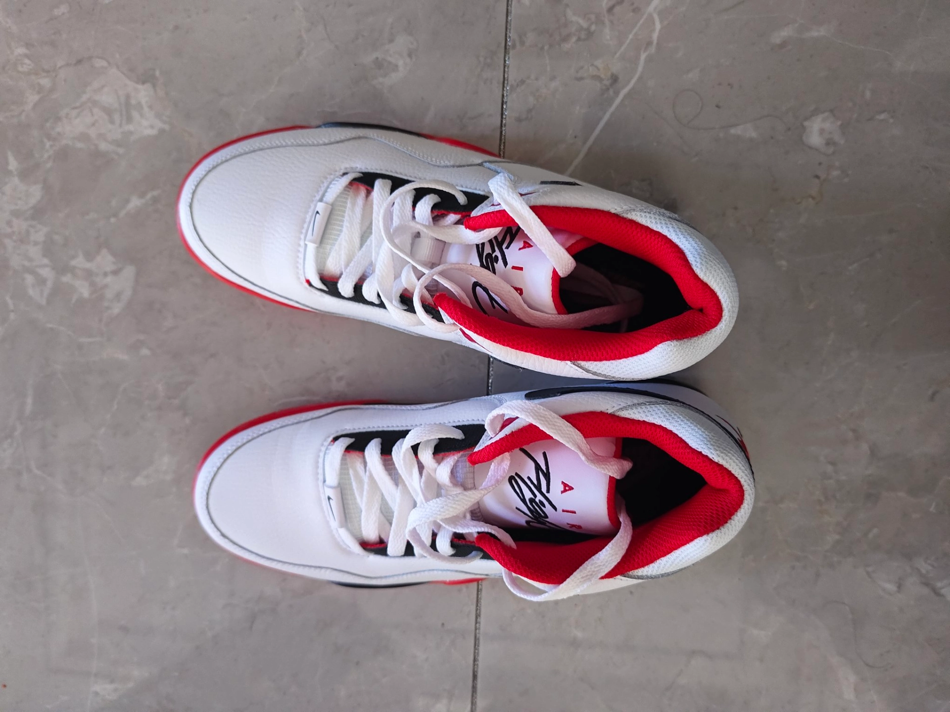 custom review-Nike Flight Legacy Red White