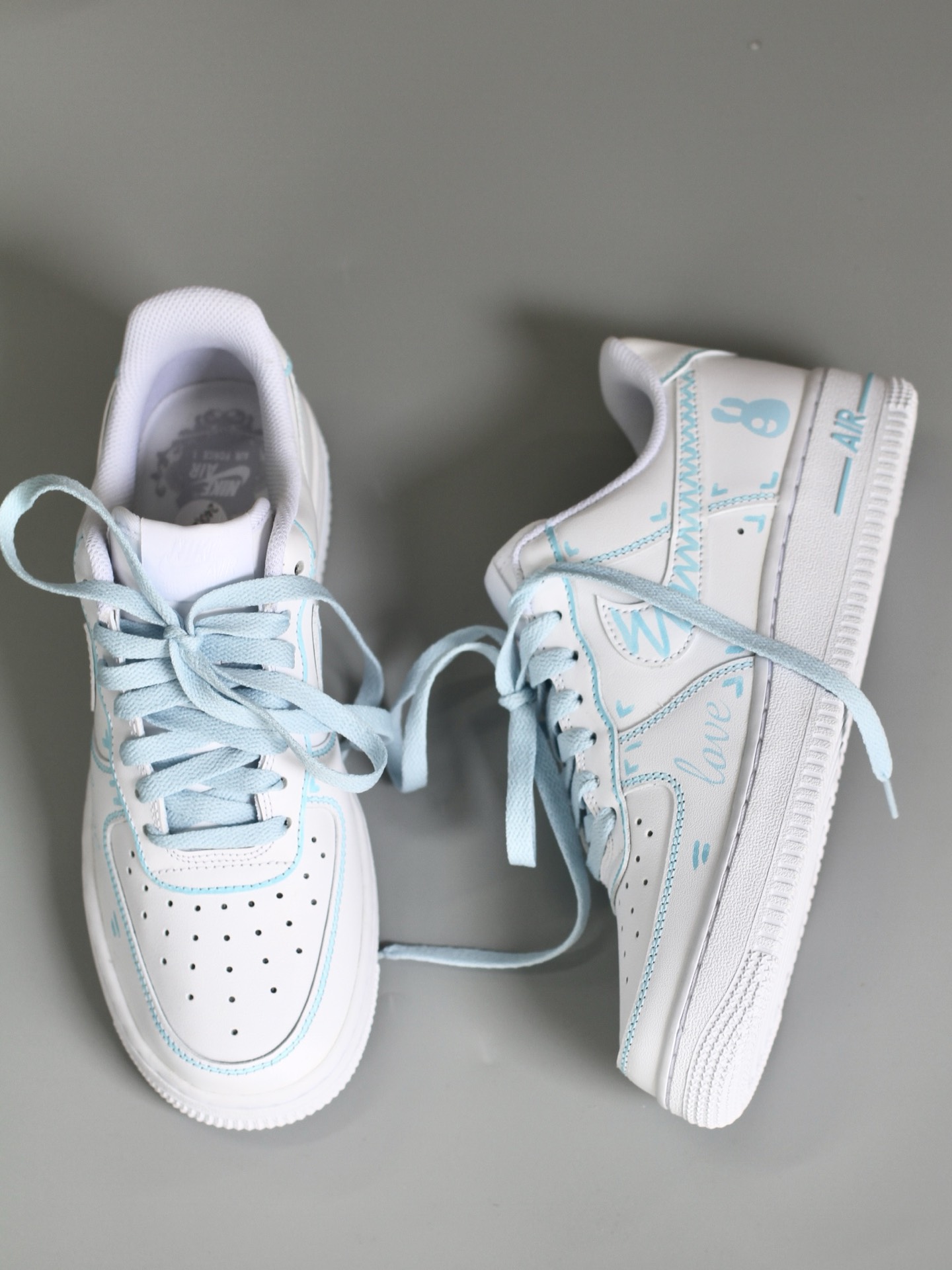 二次元漫画主题空军一号 !超绝蓝色系!