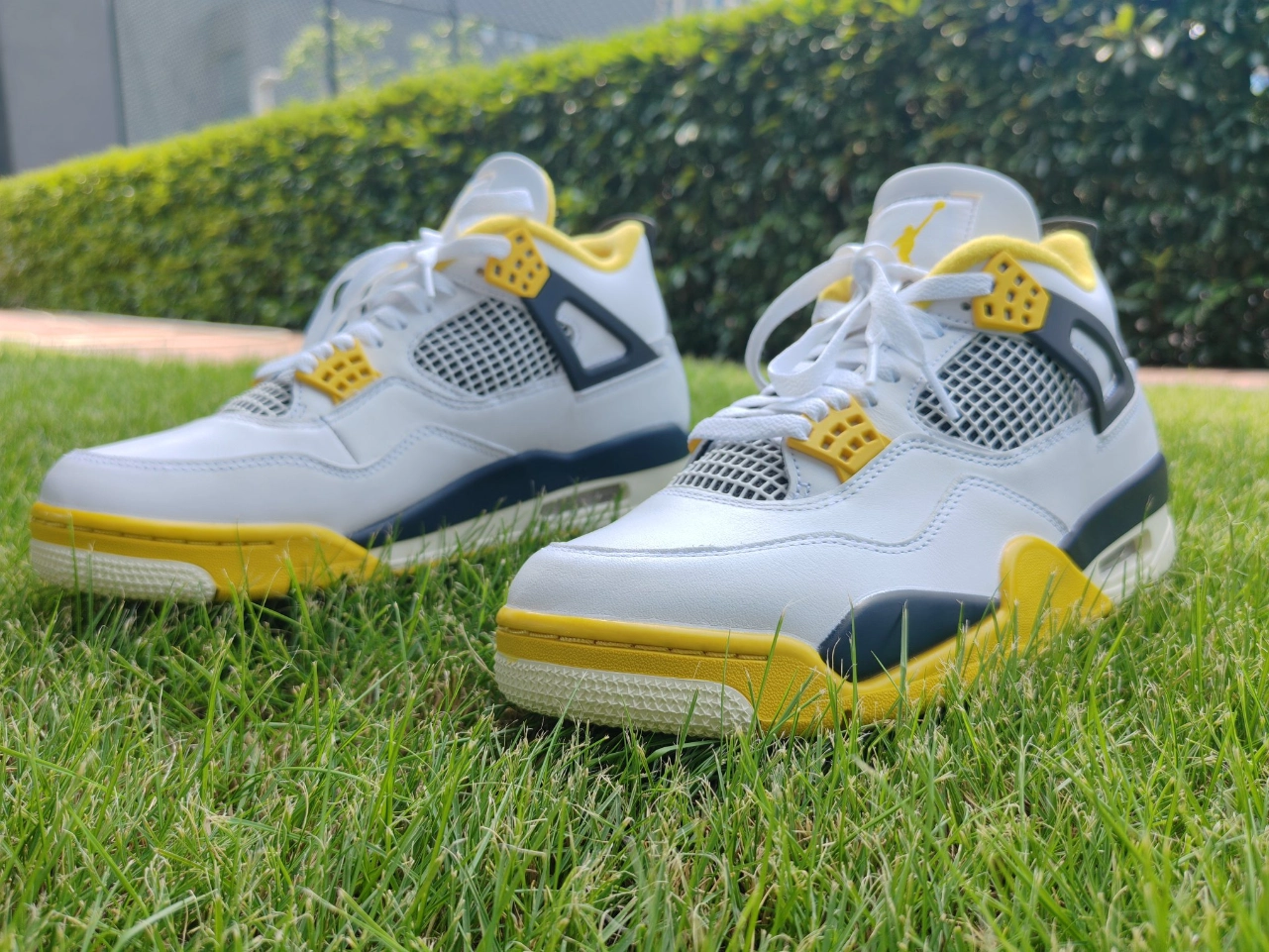 custom review-Jordan Air Джордан 4 'Vivid Сера' MID Топ Винтажные баскетбольные кроссовки Женские Белые Апельсиновые