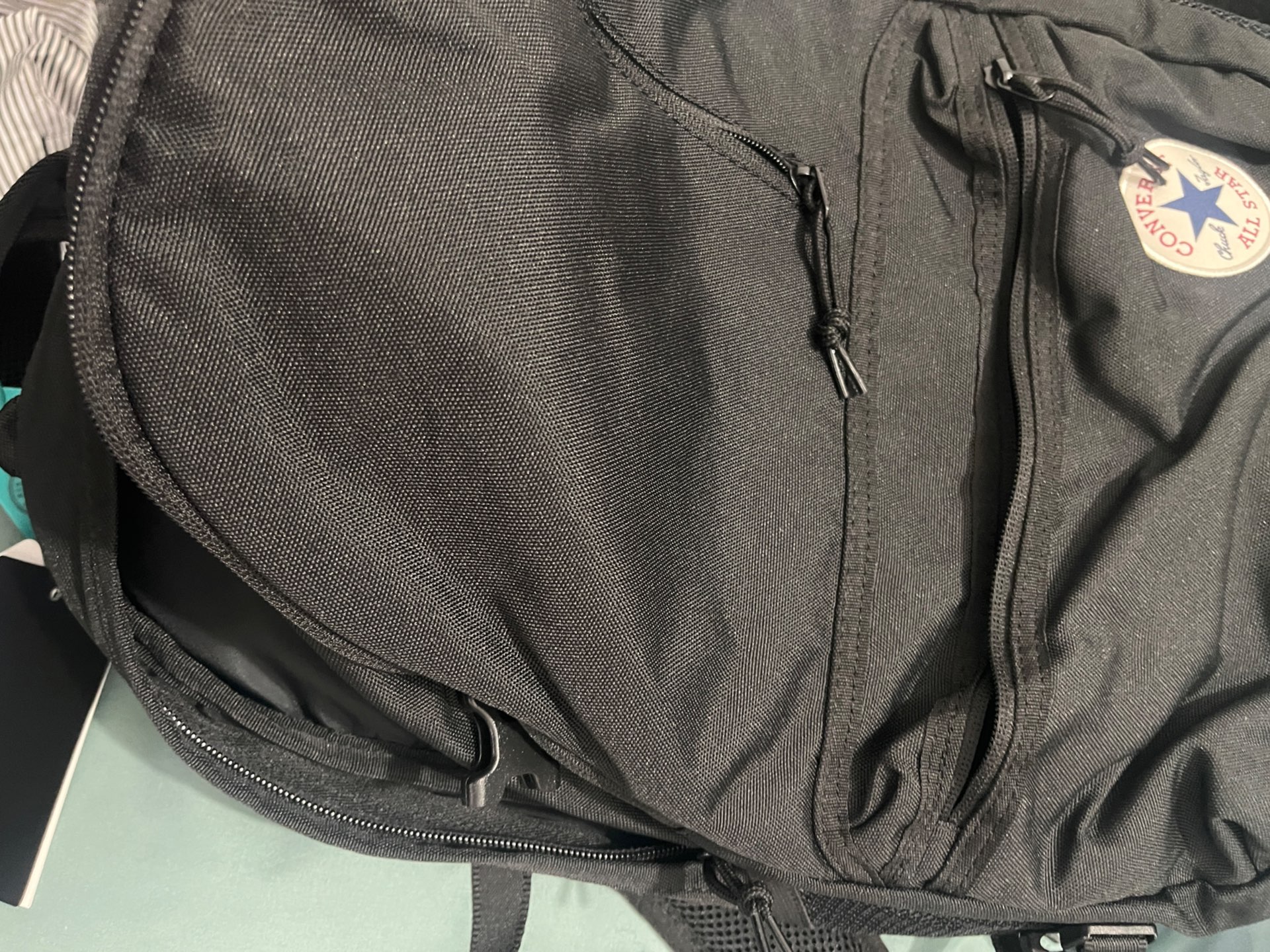 custom review-Конверс Polyester Backpack Unisex Black