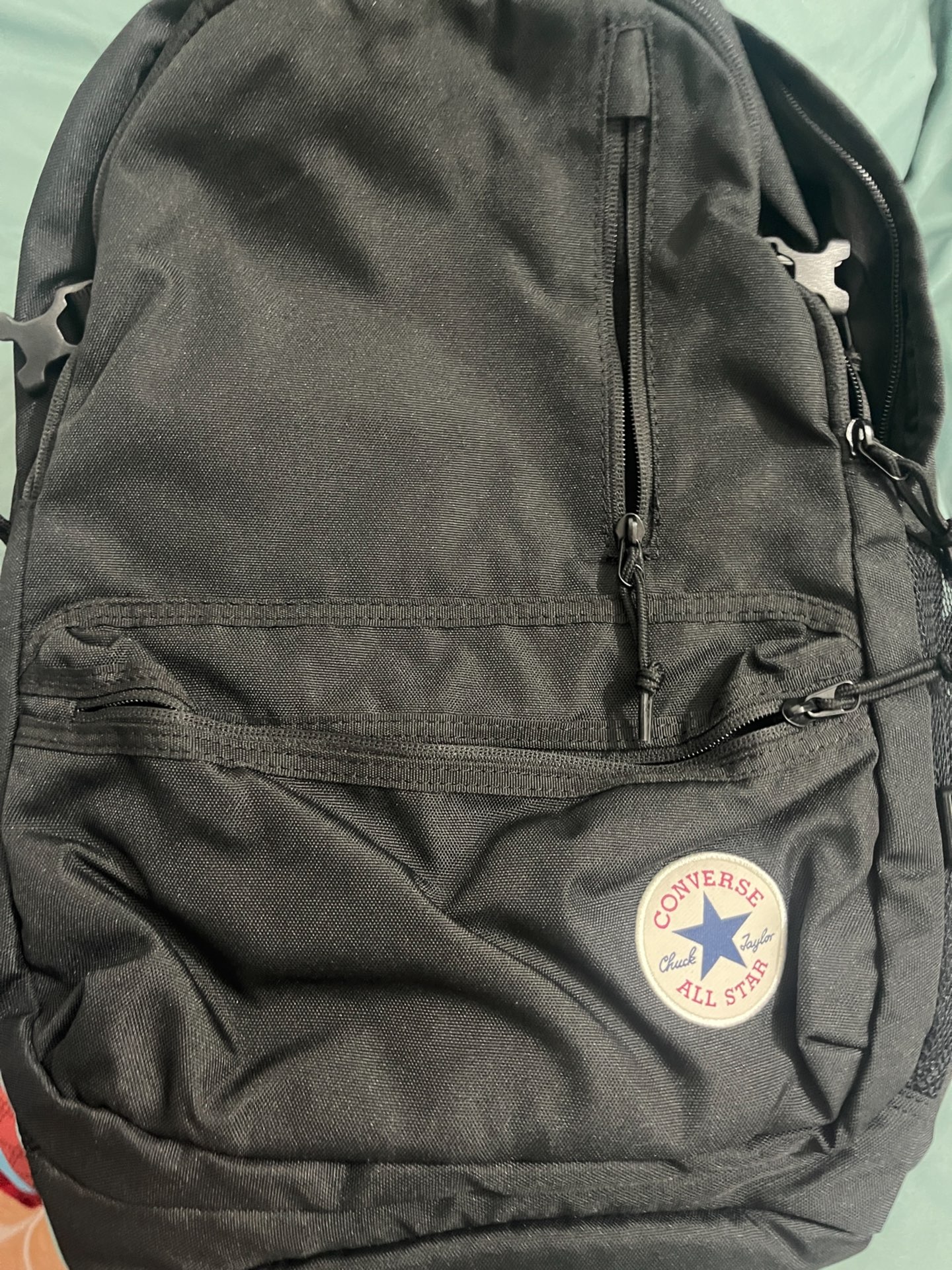 custom review-Конверс Polyester Backpack Unisex Black