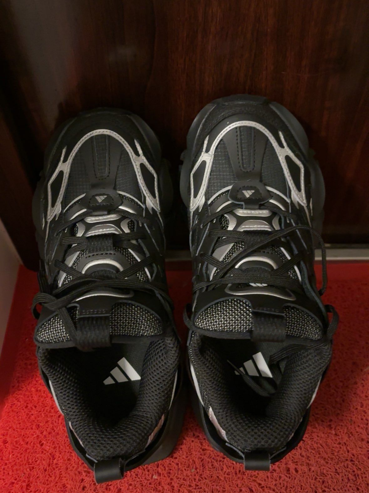 custom review-Adidas XLG RUNNER DELUXE Устойчивый к истиранию Низкий Топ Повседневные Городские Коммутирующие Беговые кроссовки Унисекс Черный