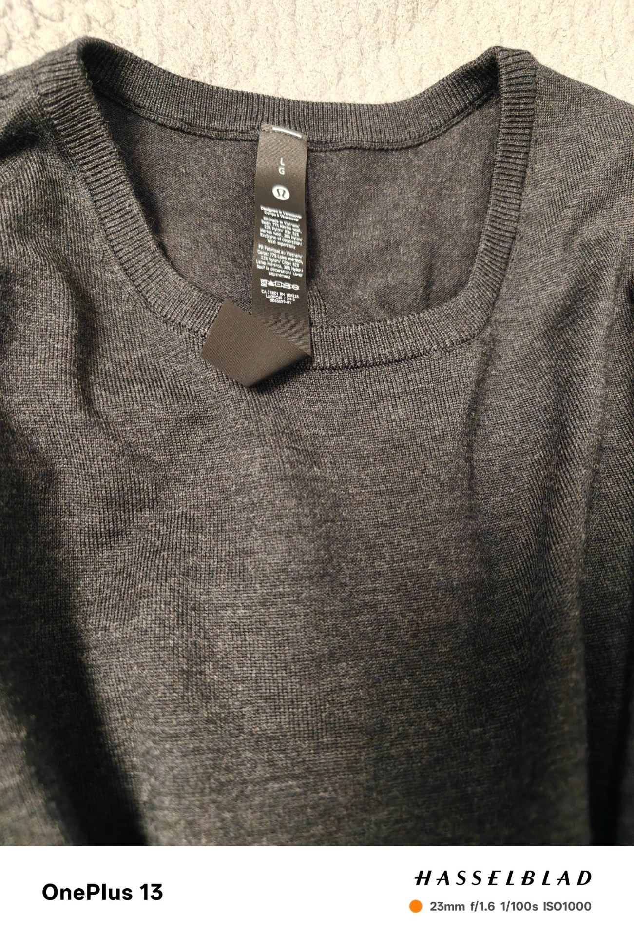 custom review-lululemon New Venture Crewneck Свитер Кашемир Свитер Мужской