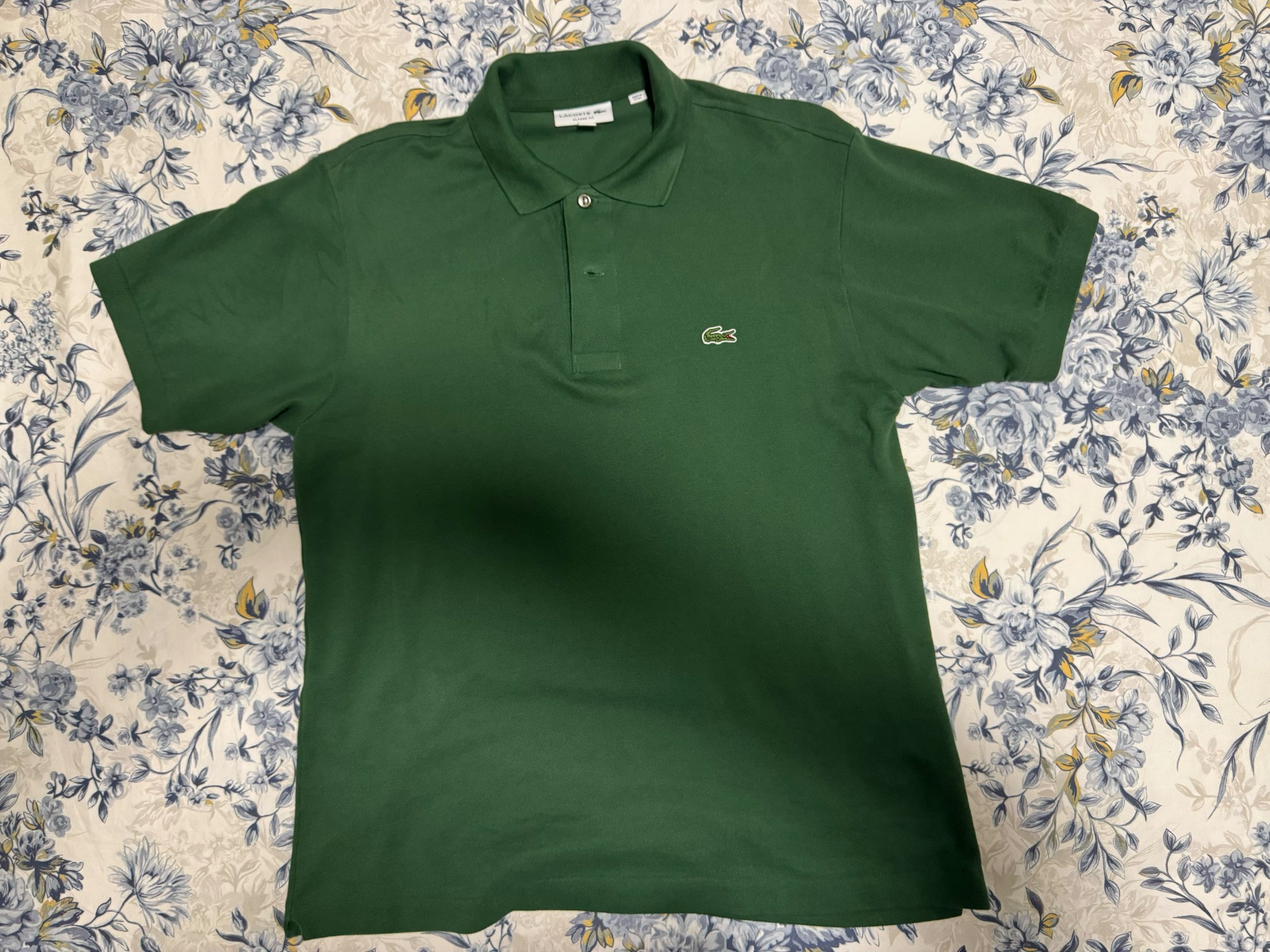 custom review-Зеленая мужская поло от LACOSTE Collaboration