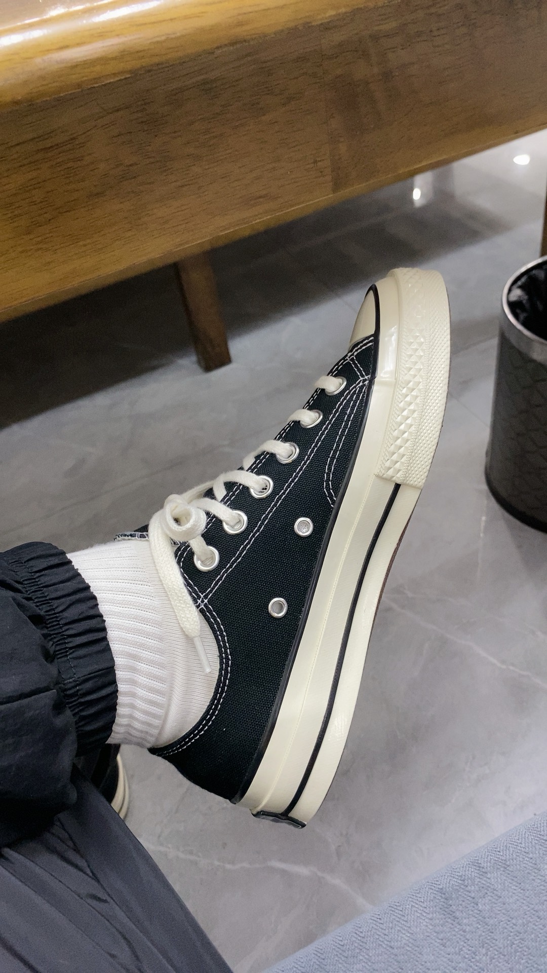 custom review-Конверс 1970s All Star Устойчивые к истиранию Низкие Кеды Унисекс Винтаж Черный