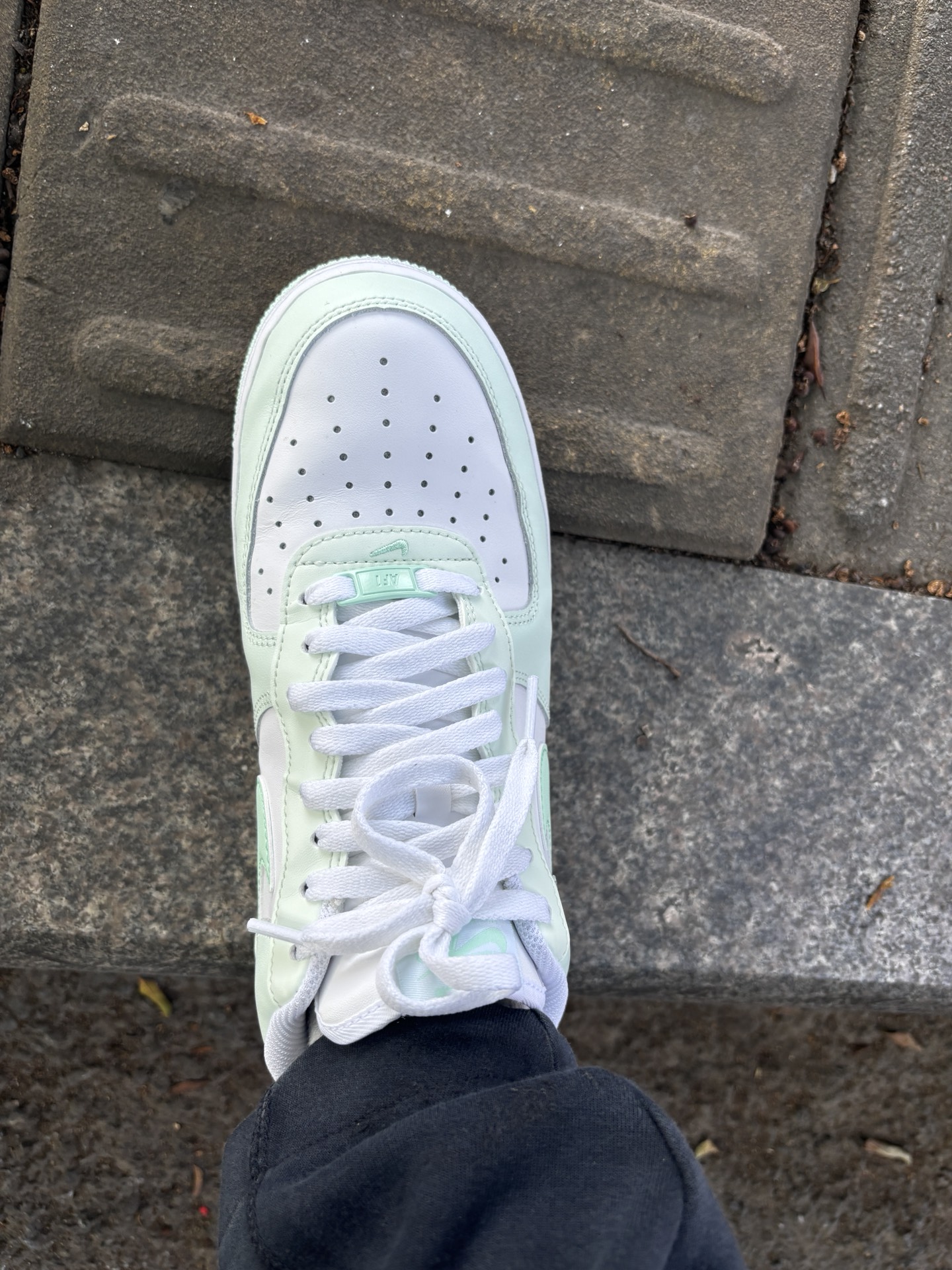 custom review-Nike Air Force 1 Low Топ Скейтборд Кроссовки Мужские Зеленые Белые