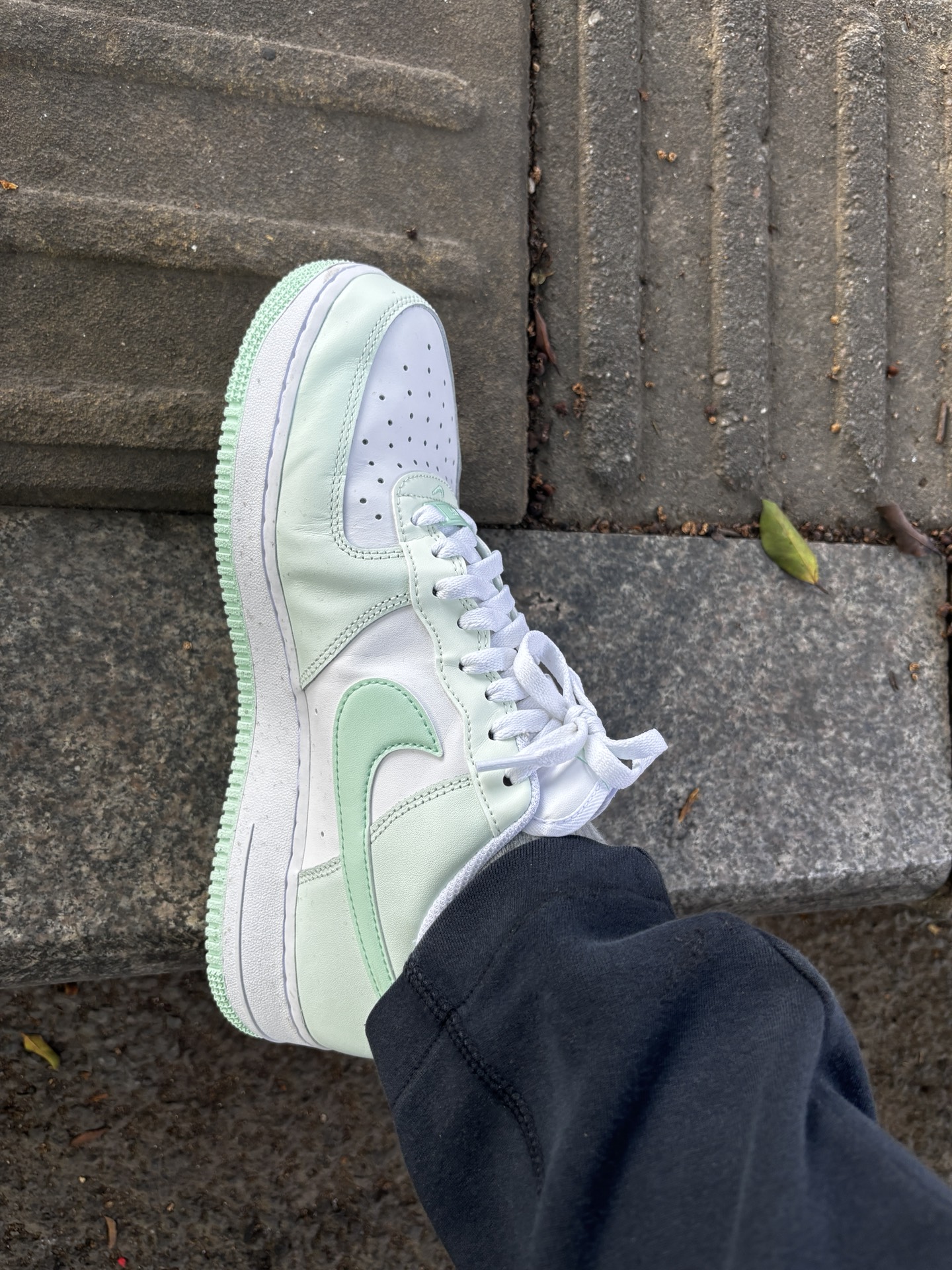 custom review-Nike Air Force 1 Low Топ Скейтборд Кроссовки Мужские Зеленые Белые