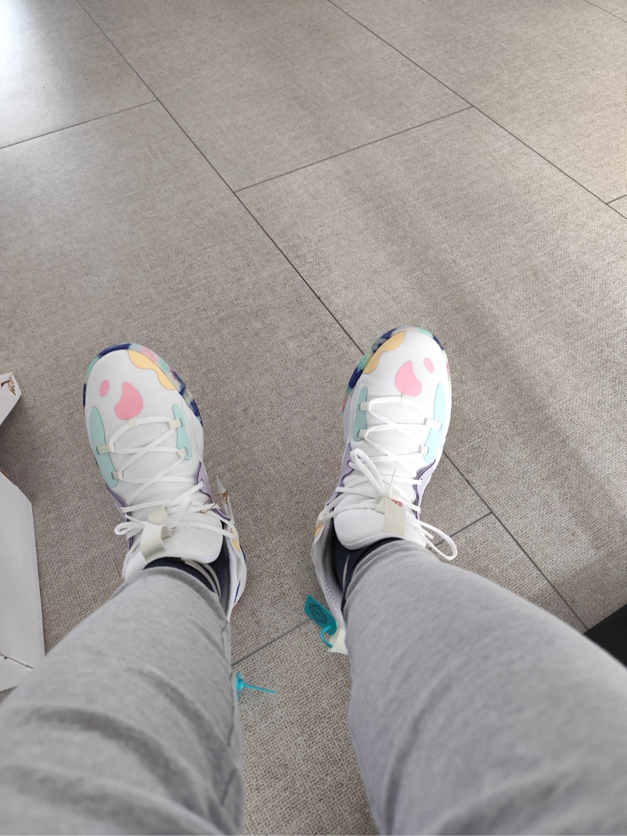 custom review-Adidas Harden Stepback 2 MID Топ Bounce Баскетбольные кроссовки Мужские Белый Синий