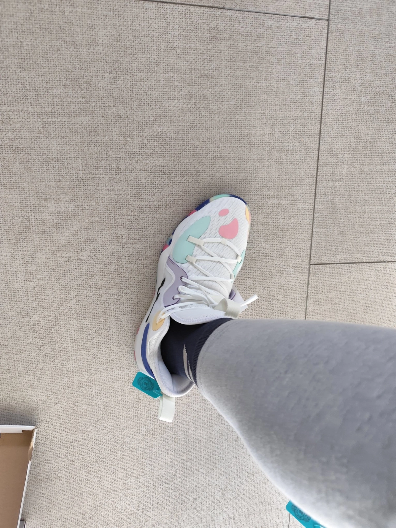 custom review-Adidas Harden Stepback 2 MID Топ Bounce Баскетбольные кроссовки Мужские Белый Синий