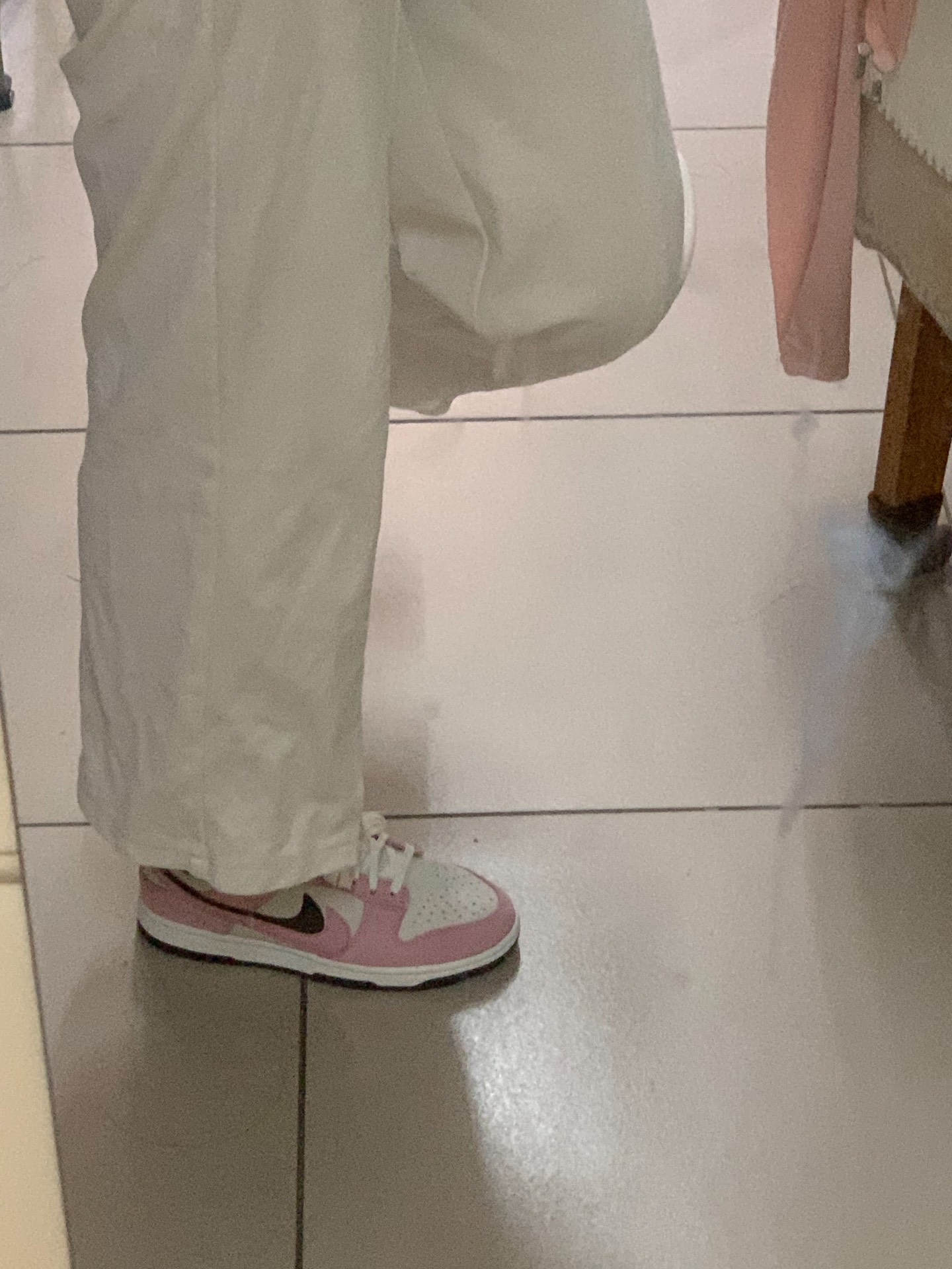 custom review-Nike Dunk Low 'Double Swoosh' Slip-on устойчивые к истиранию низ низкие скейтборд кроссовки женские розовые