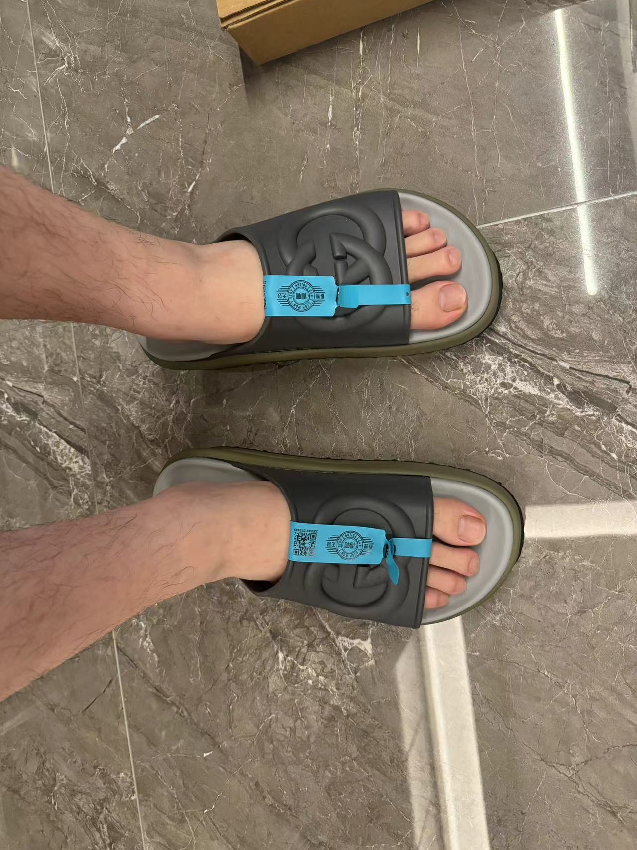 custom review-GUCCI Слипоны Мужские Серые