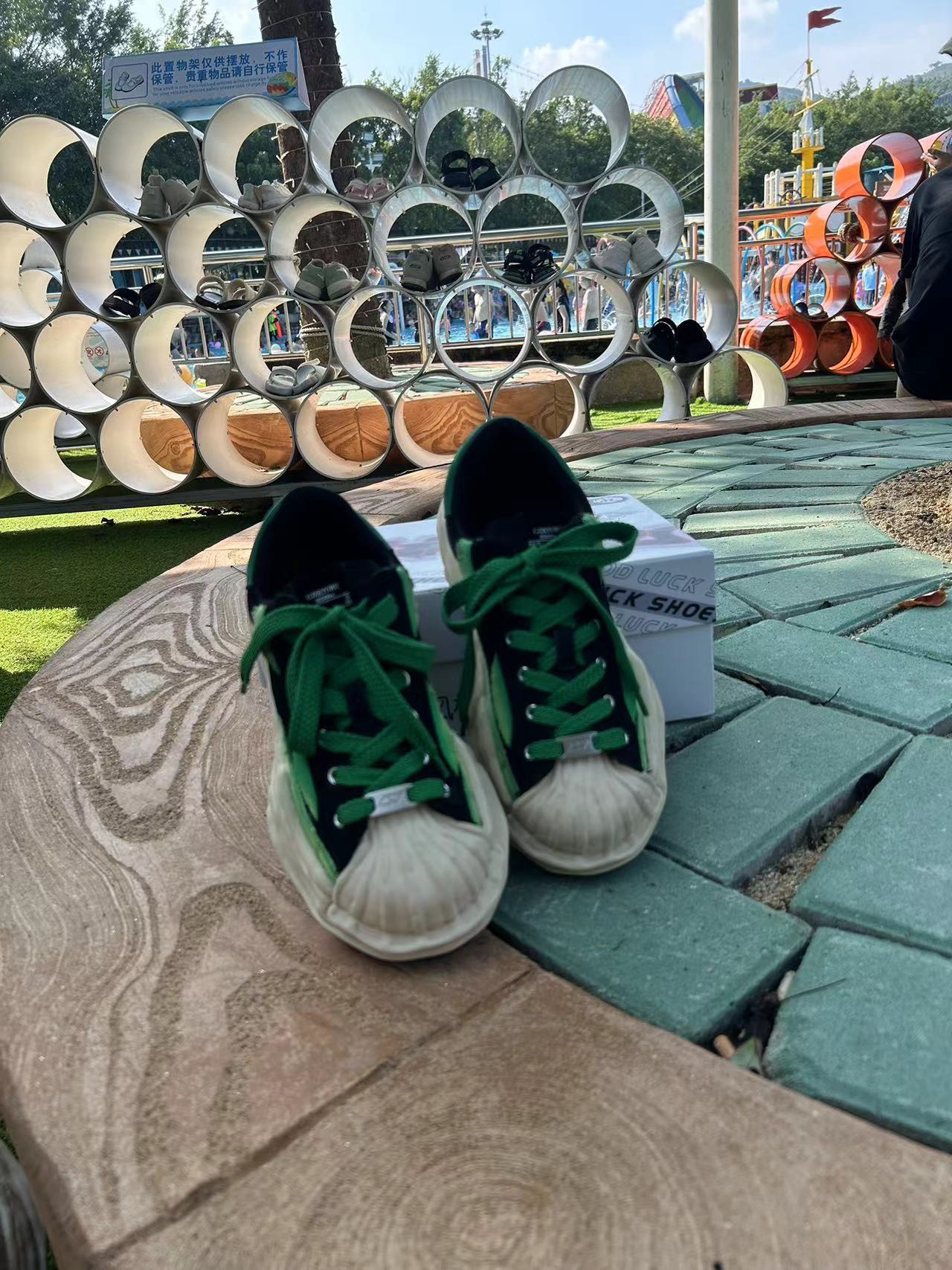 洗水绿的贝壳头鞋90 帅到没朋友751571