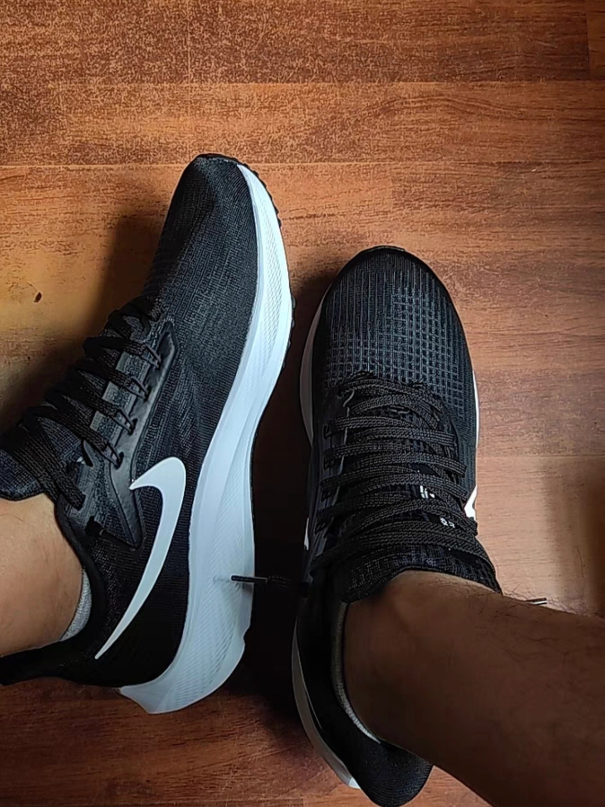 custom review-Nike Air Zoom Pegasus 39 Low Топ Повседневные Беговые Кроссовки Мужские Черно-Белые