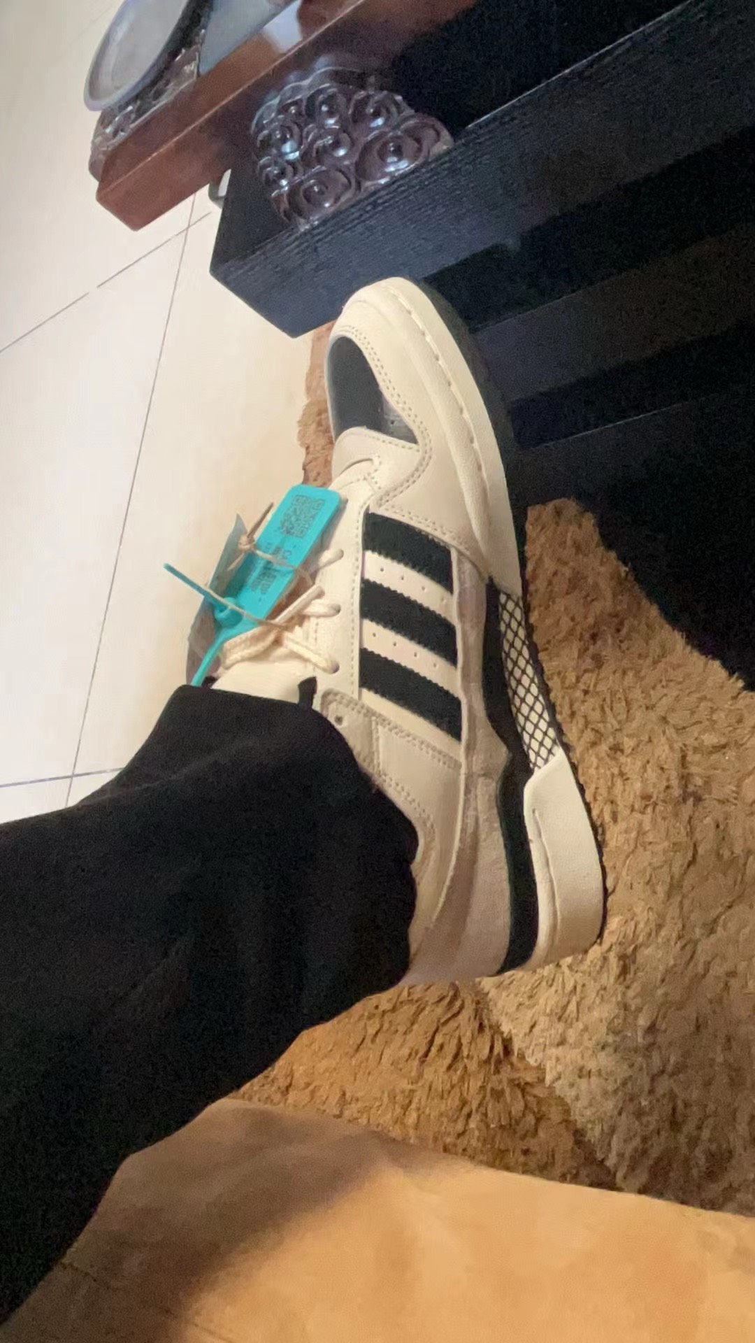 custom review-Adidas Originals FORUM Устойчивые к истиранию низкие скейтбордические кроссовки унисекс белые черные серые
