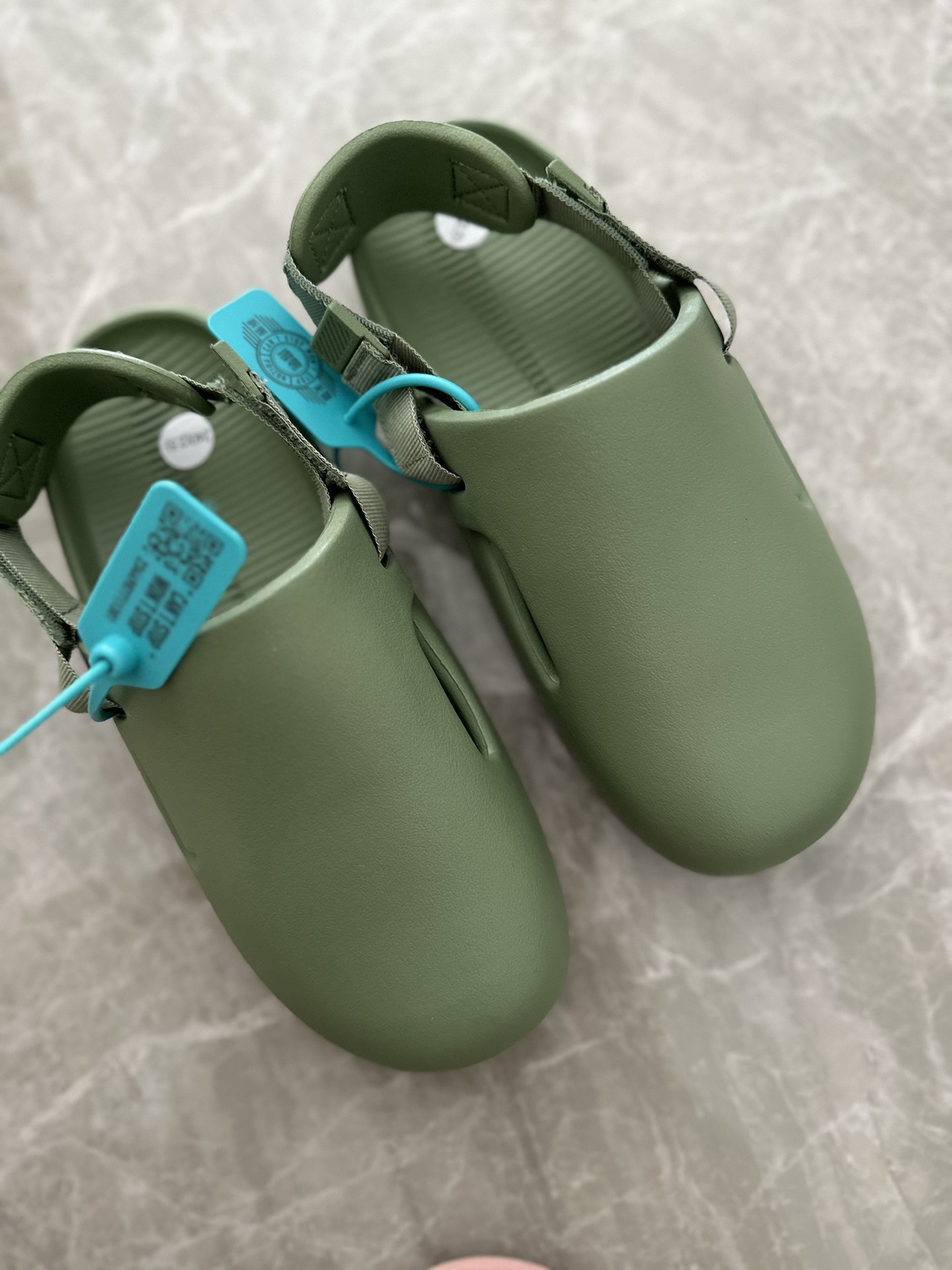 custom review-Nike Calm Mule Резиновая подошва Противоскользящие домашние тапочки Женские Масляно-зеленый