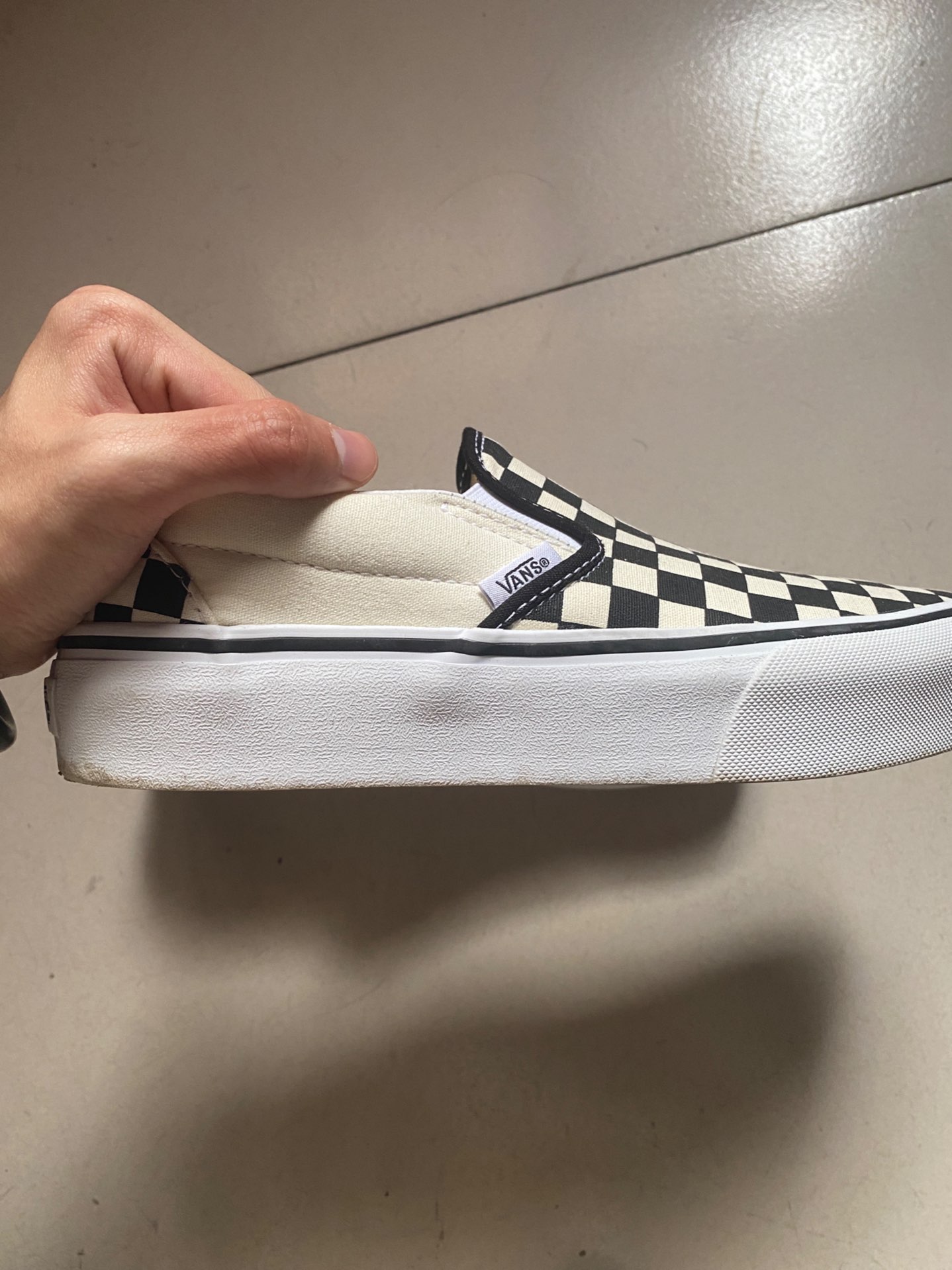 custom review-Vans Slip On Амортизация Износостойкие Низкие Кроссовки для скейтбординга Унисекс Черный Белый