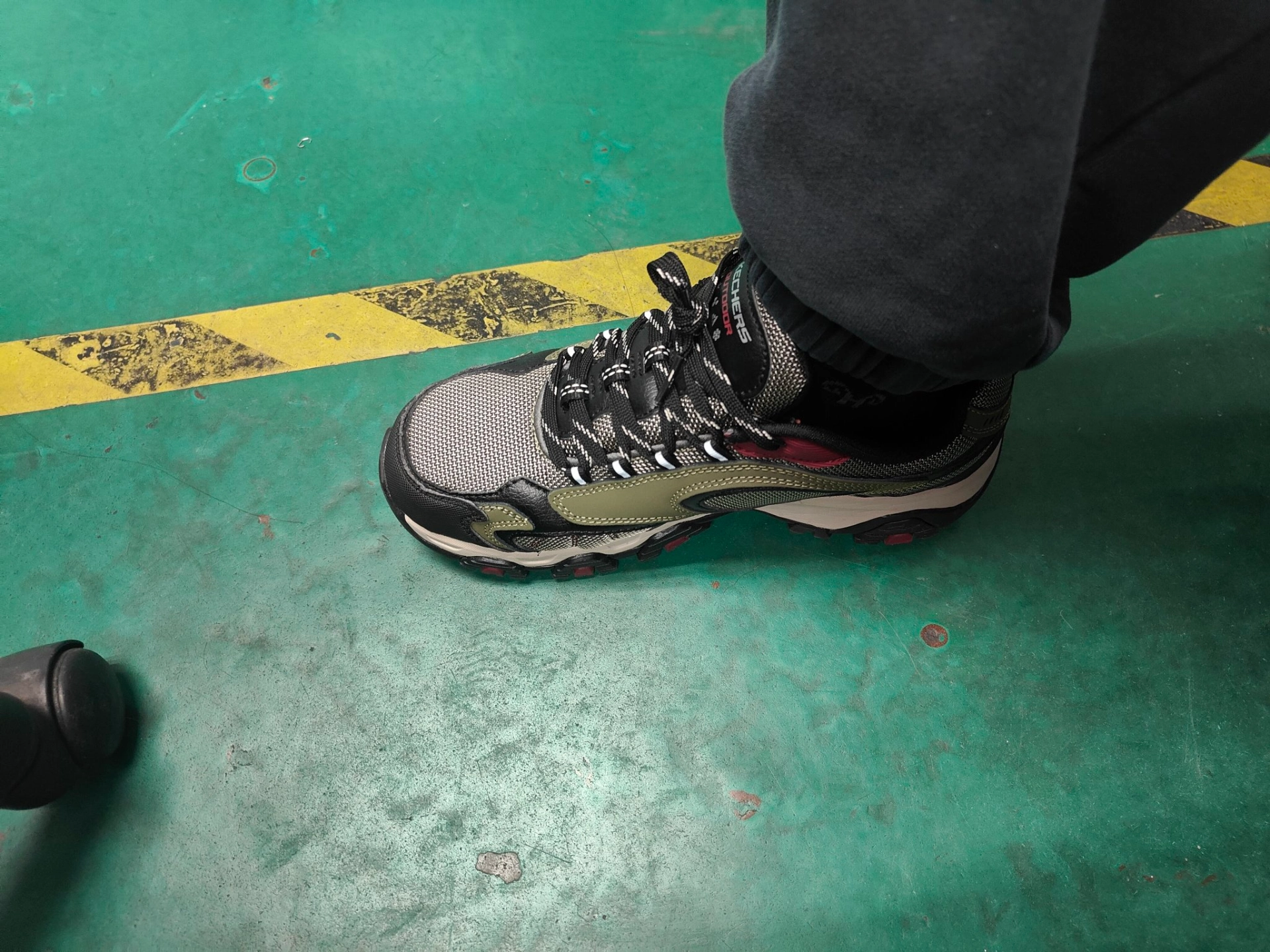custom review-Skechers На открытом воздухе Текстиль Синтетическая кожа Коровья кожа спилок