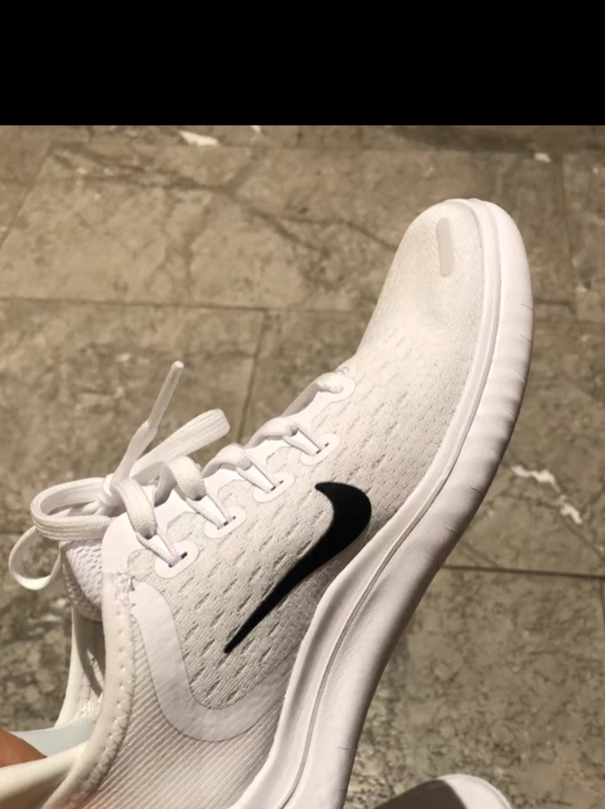 custom review-Nike Free RN 2018 Устойчивый к истиранию Дышащий Низкий Топ Повседневная Беговая Обувь Мужская Белый Черный