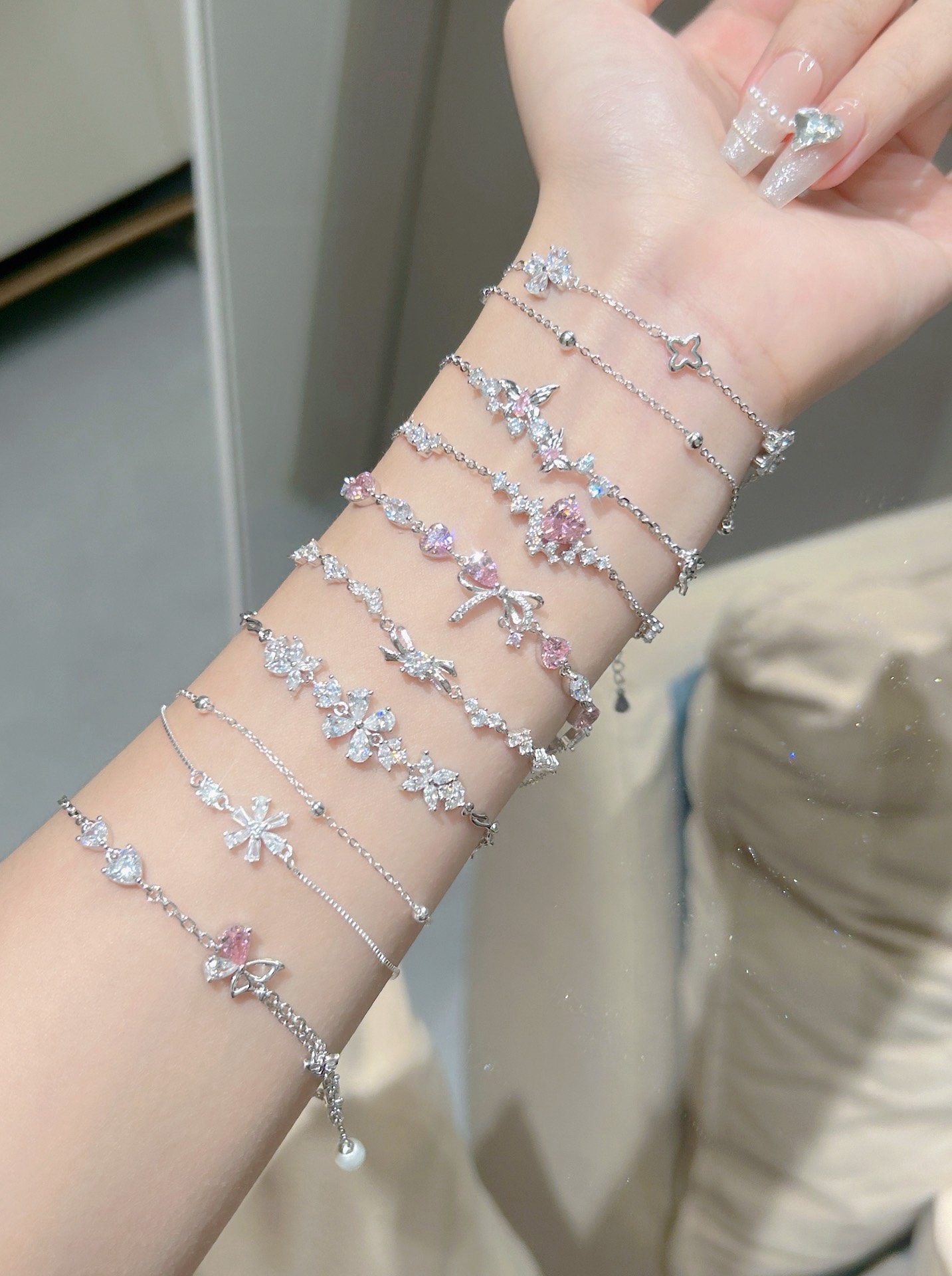 开学元气满满🎀 少女心爆棚手链合集💫