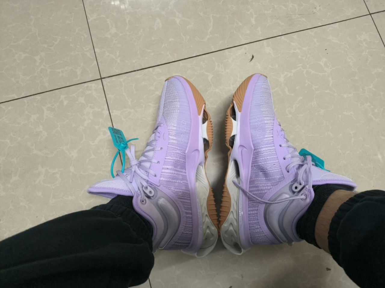 custom review-Nike Air Zoom GT Jump 2 EP 'Light Purple White'