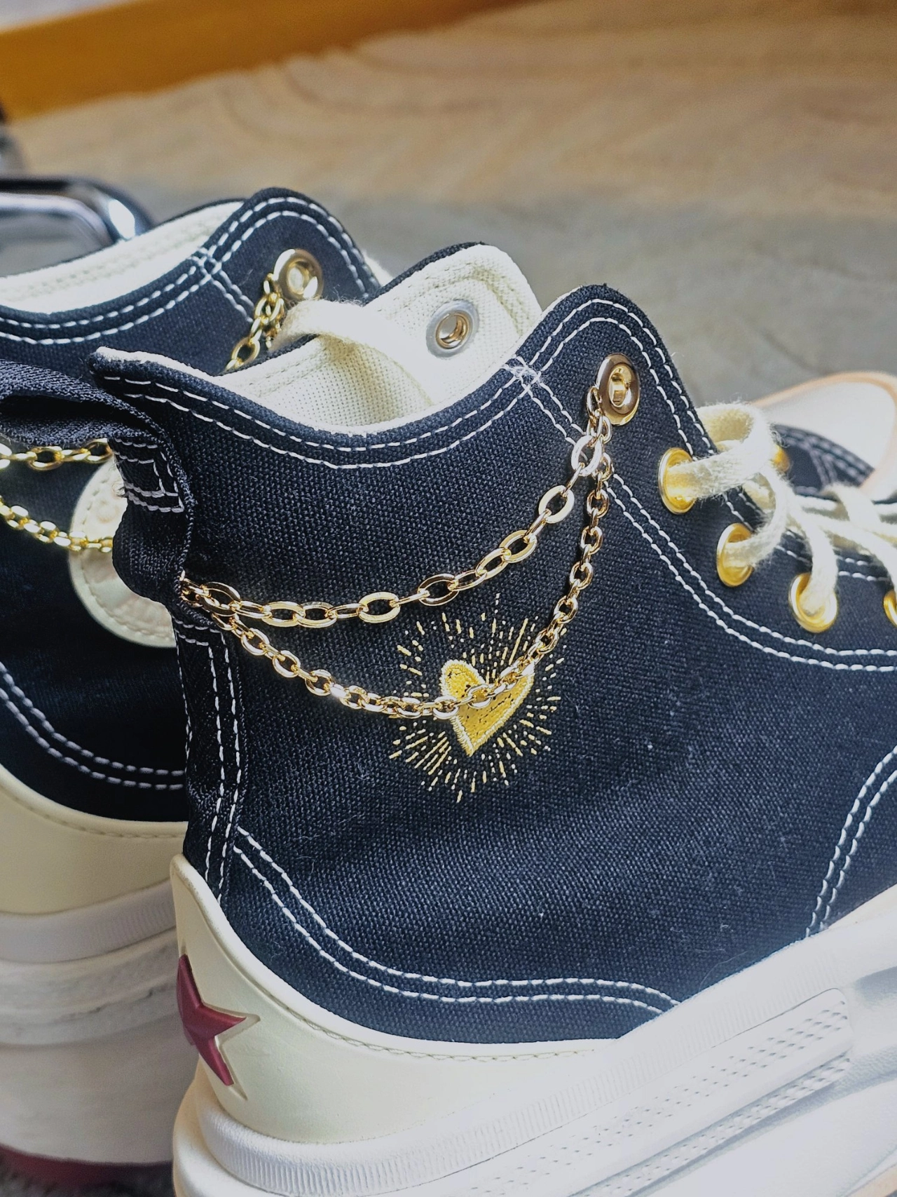 custom review-Конверс Run Star Legacy CX Износостойкий и Легкий Высокий Топ Кеды Унисекс Черный Бежевый Розовый