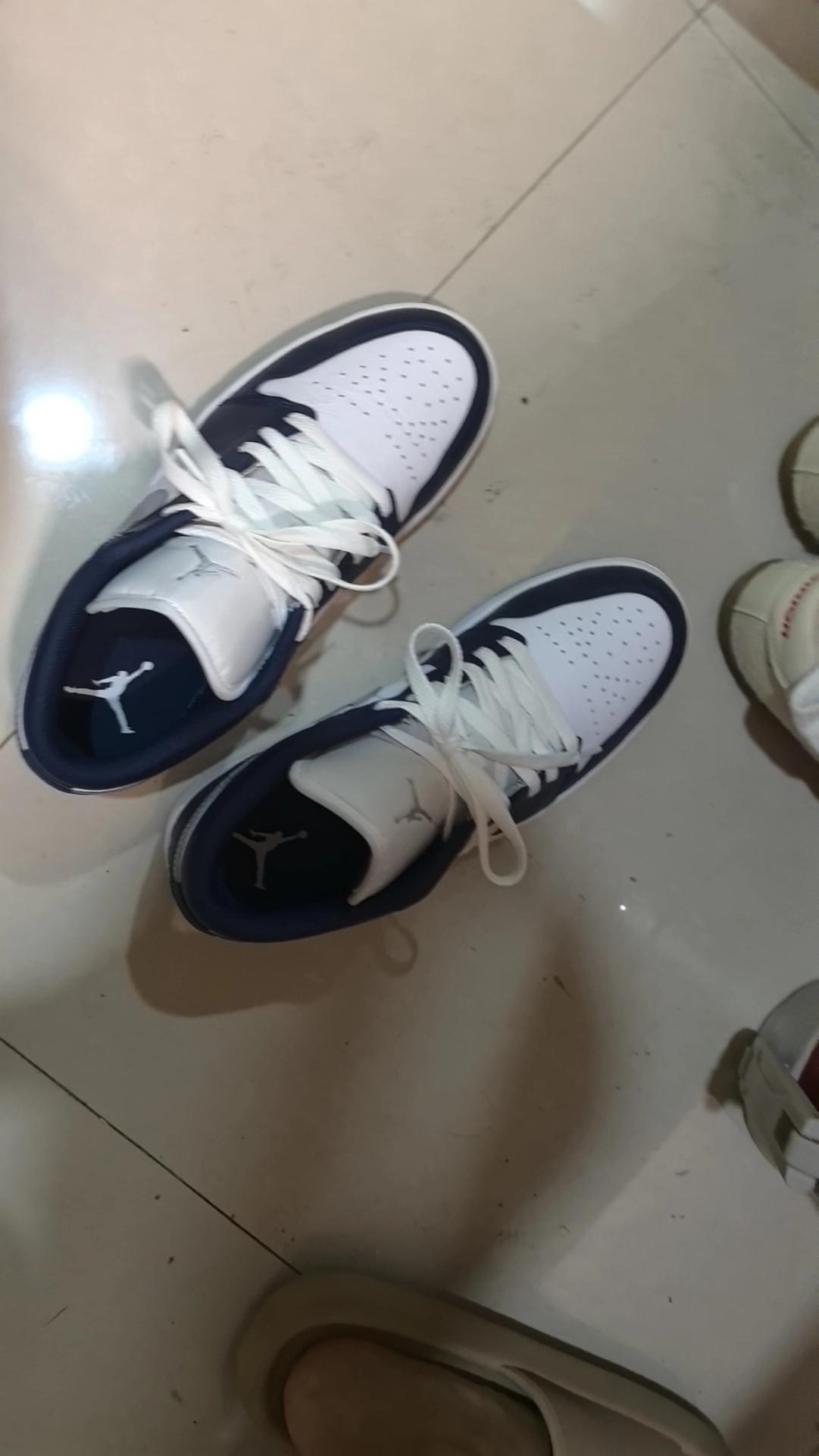 custom review-Jordan 1 Low Wolf Grey Midnight Navy