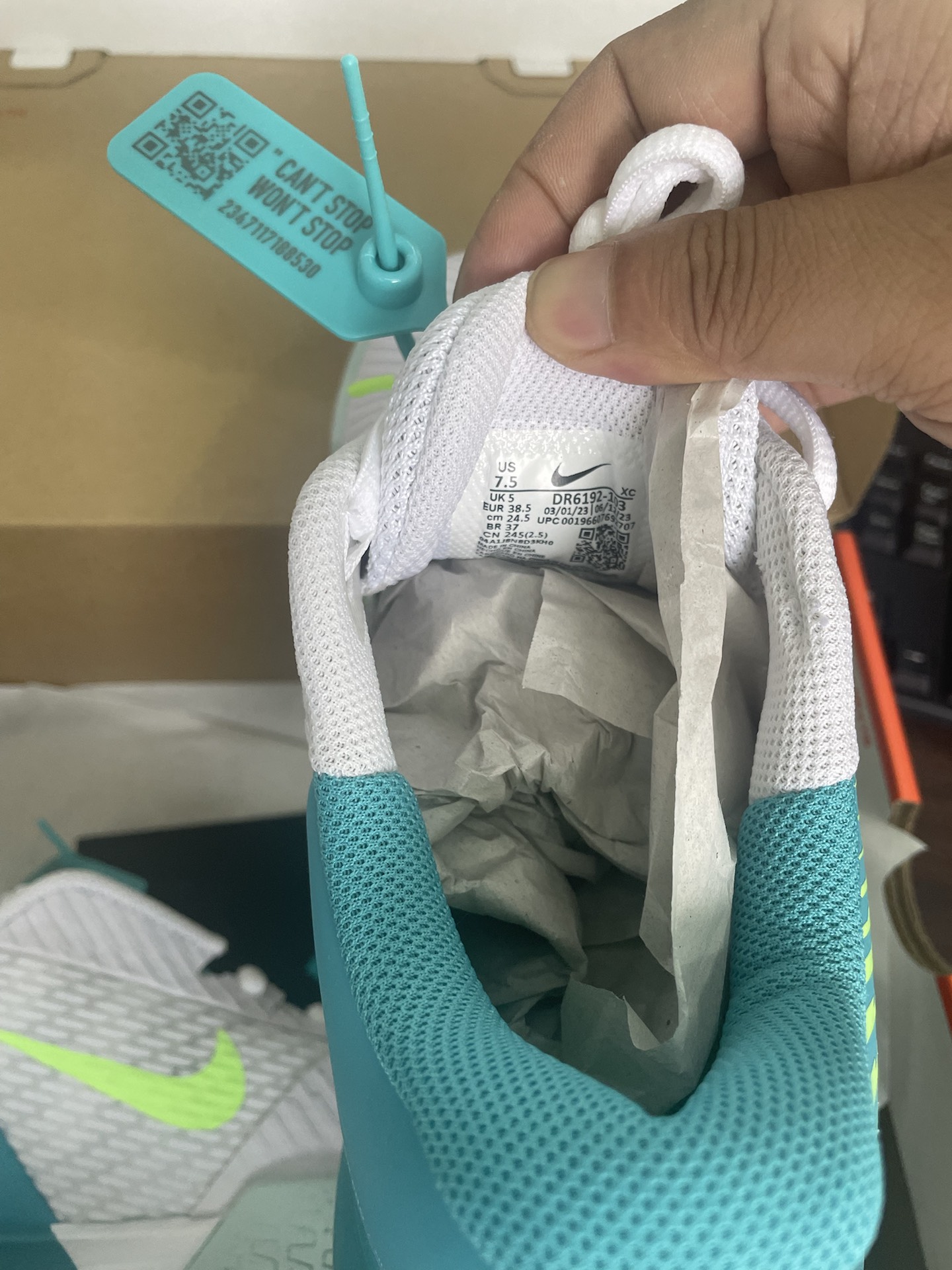 custom review-Nike Air Zoom Vapor Pro 2 Устойчивые к истиранию амортизаторы Низкий топ Кроссовки для тенниса Женские Белый Зеленый