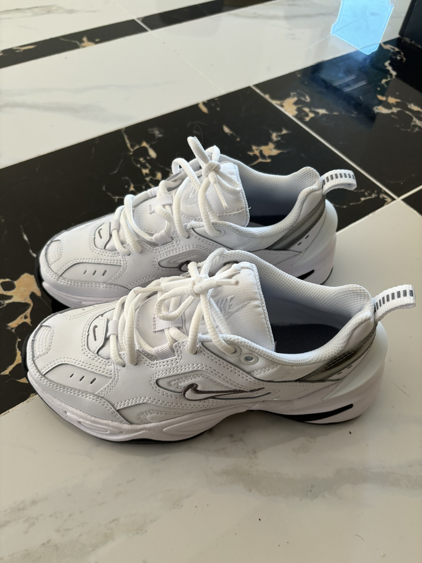 custom review-Nike M2K Tekno Chunky Sneakers Women's Low Top White