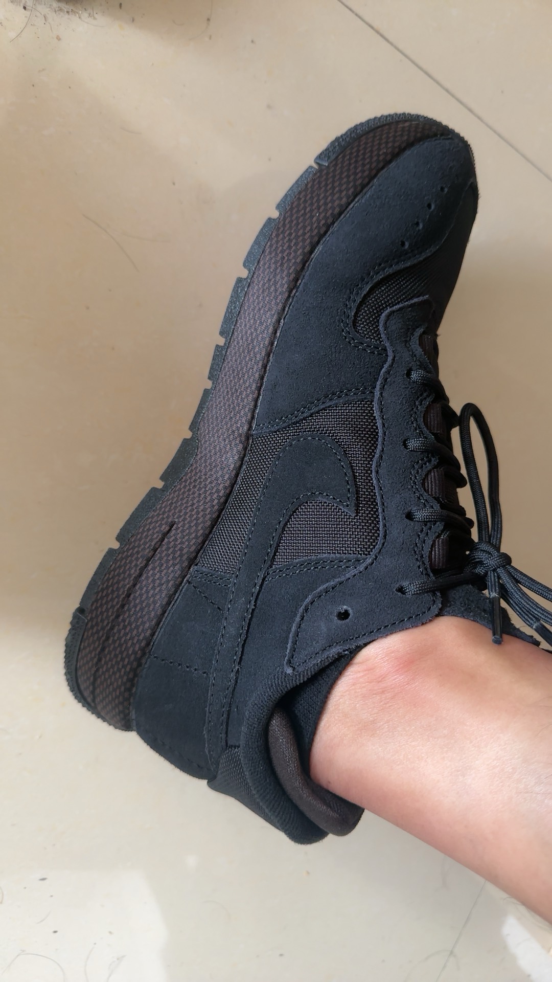 custom review-Nike Air Force 1 WILD Slip-resistant Shock Absorbers Низкие Скейтбординг Кроссовки Женские Черные