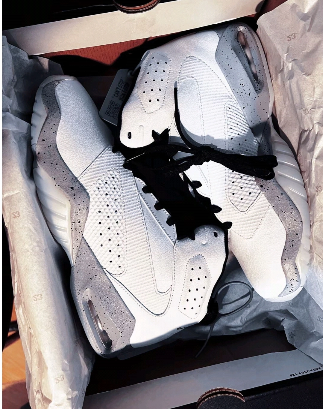 custom review-Air JORDAN Lift Off 'White Grey'