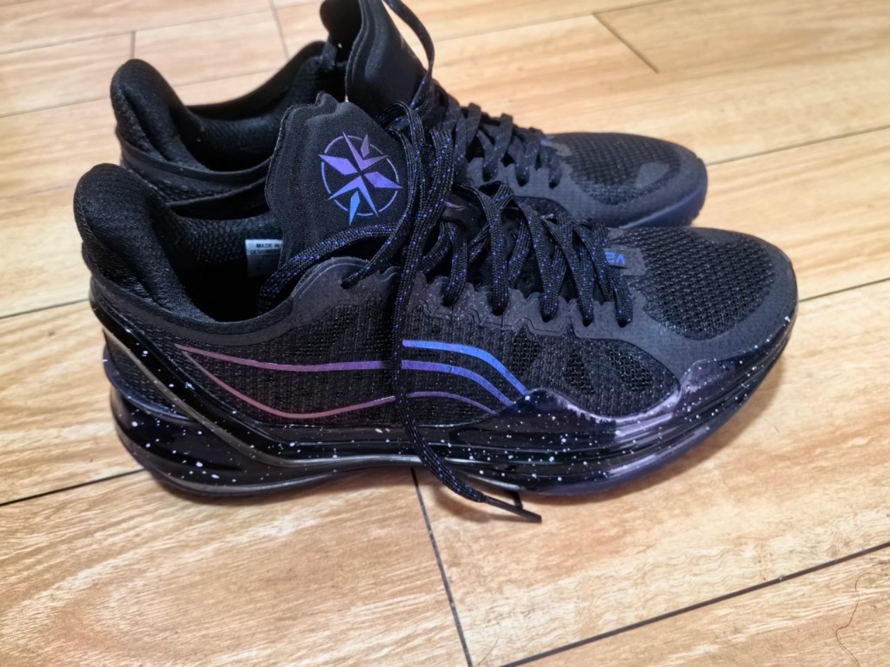 custom review-LiNing Blade 4V2 Cushioning Slip Resistant Lightweight Rebound Low Top Basketball Shoes Men's Black