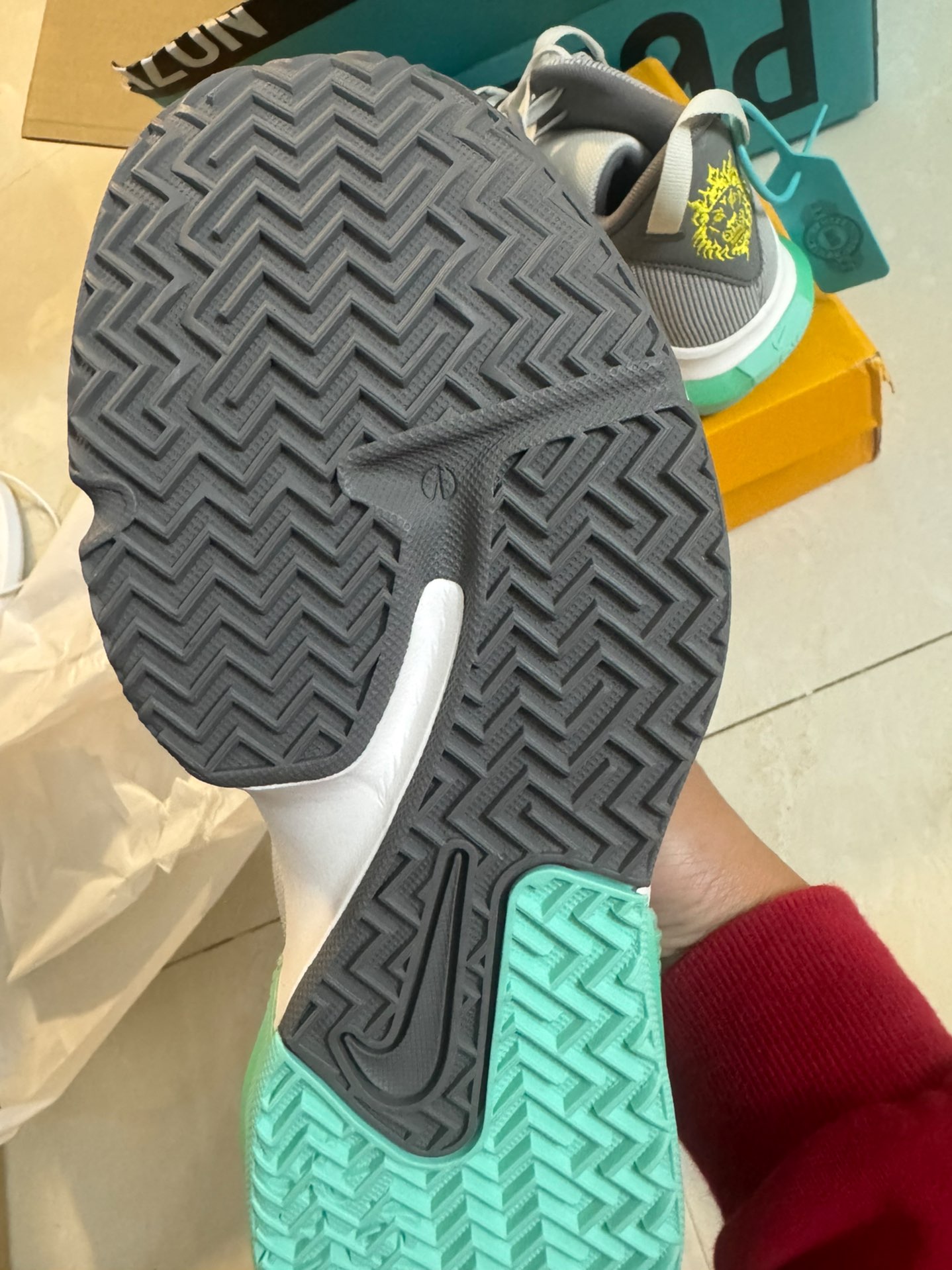 custom review-Nike Lebron 7 Low Топ Баскетбольные кроссовки Унисекс Серый Зеленый