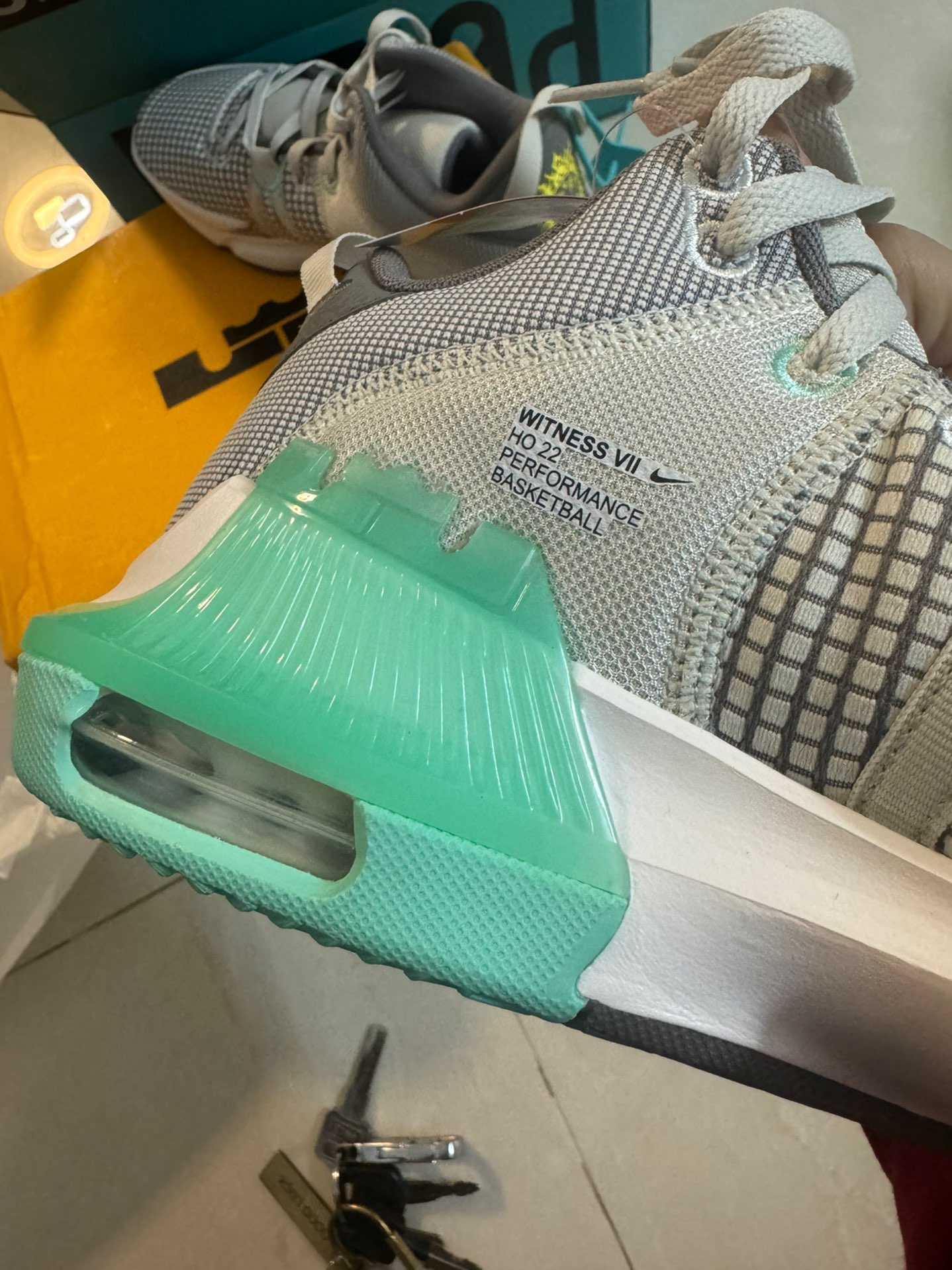 custom review-Nike Lebron 7 Low Топ Баскетбольные кроссовки Унисекс Серый Зеленый