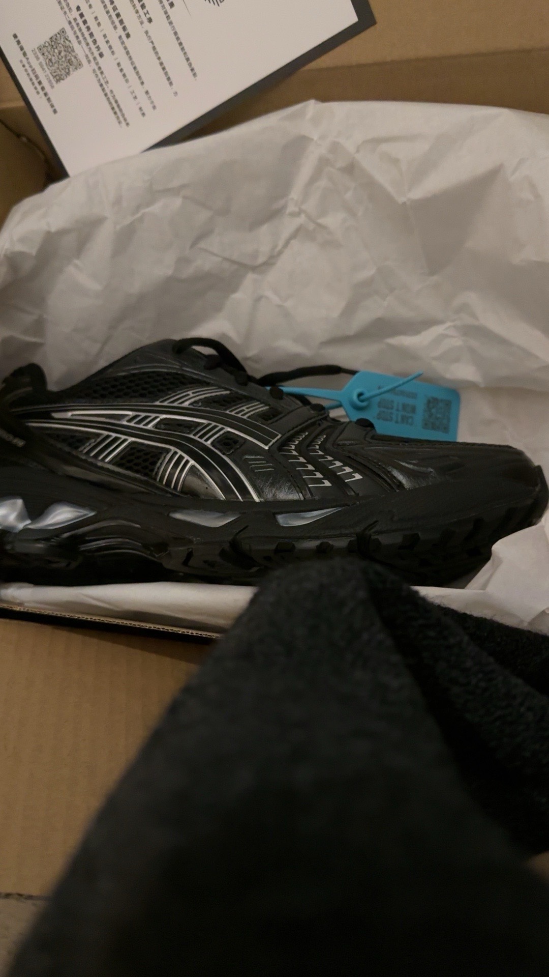 custom review-ASICS Gel Kayano 14 Устойчивый к истиранию Дышащая Поддержка Низкий Верх Повседневная Обувь Унисекс Черный