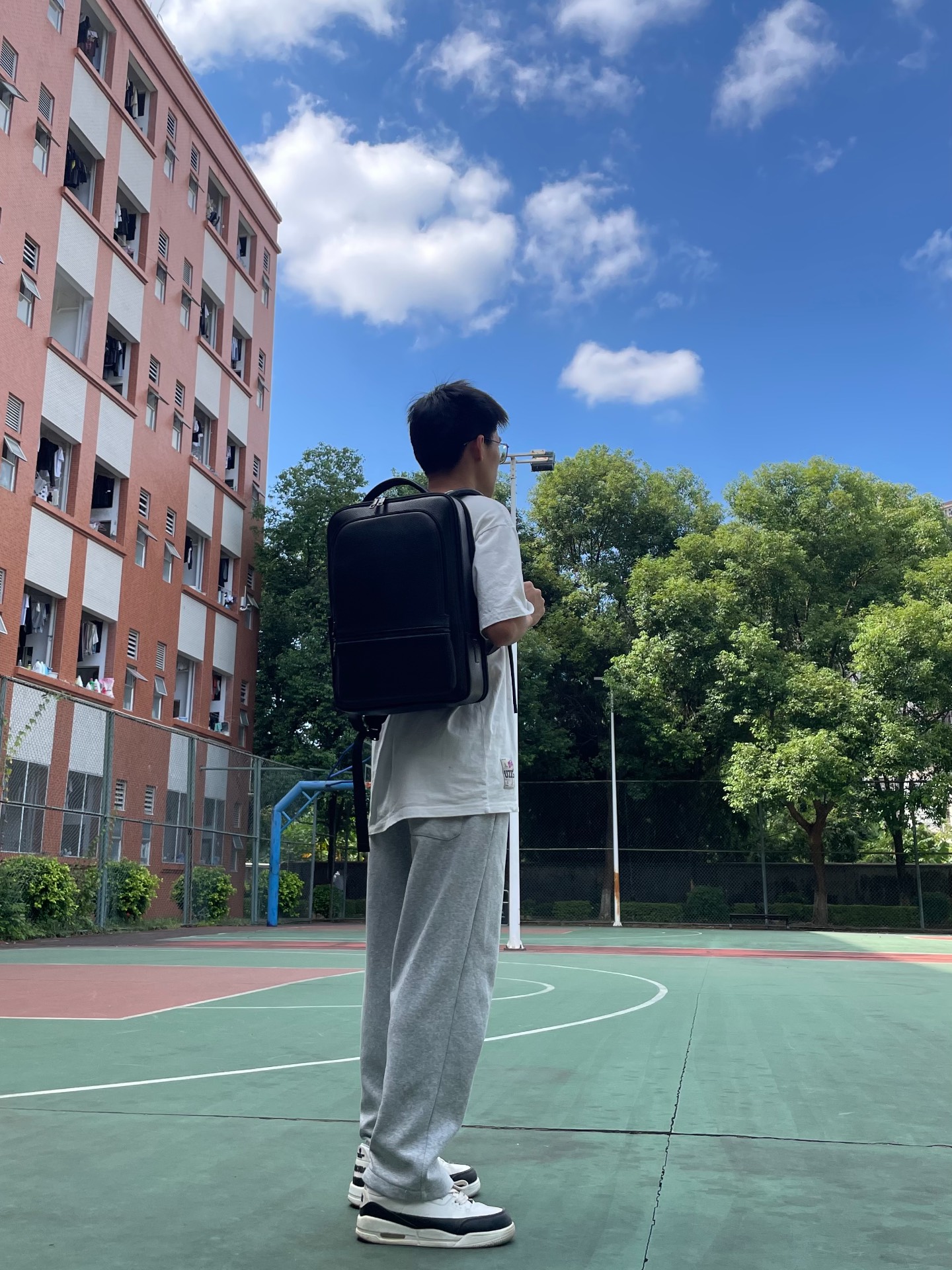 custom review-BOPAI Сумка для ноутбука из крупнозернистой текстуры коровьей кожи рюкзак большой мужской черный