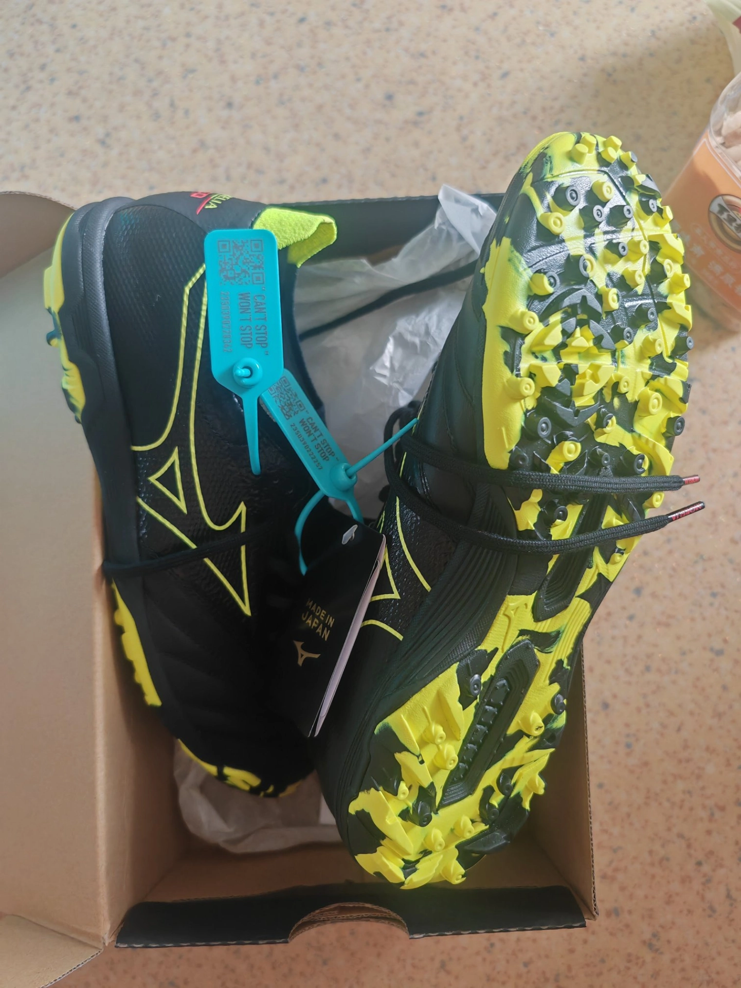 custom review-Mizuno SALA TF Шипы Футбольные бутсы Унисекс Белый