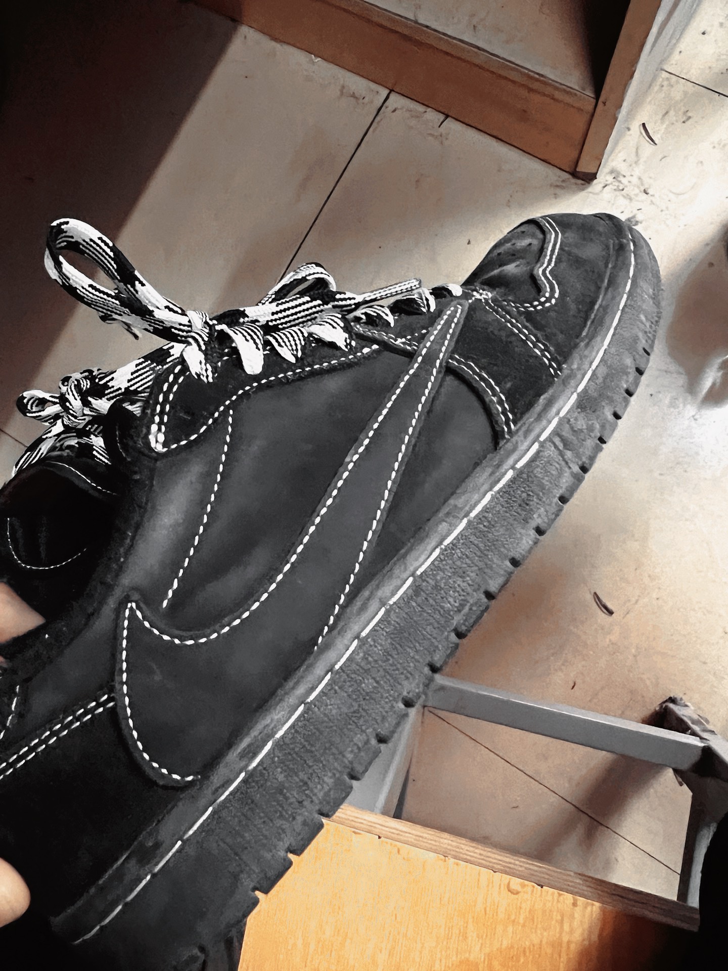 custom review-Jordan 1 Retro Low OG SP Travis Scott Black Phantom