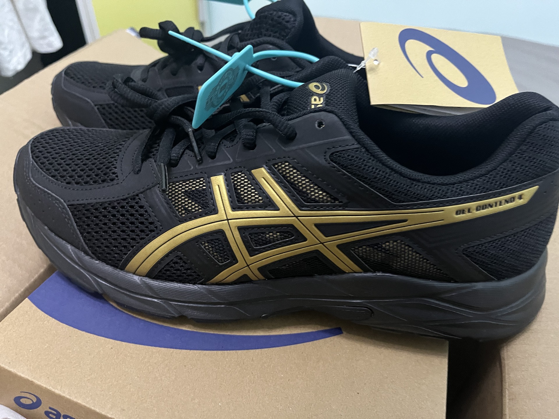 custom review-ASICS Гель Contend 4 Беговые кроссовки Низкий Топ Мужской