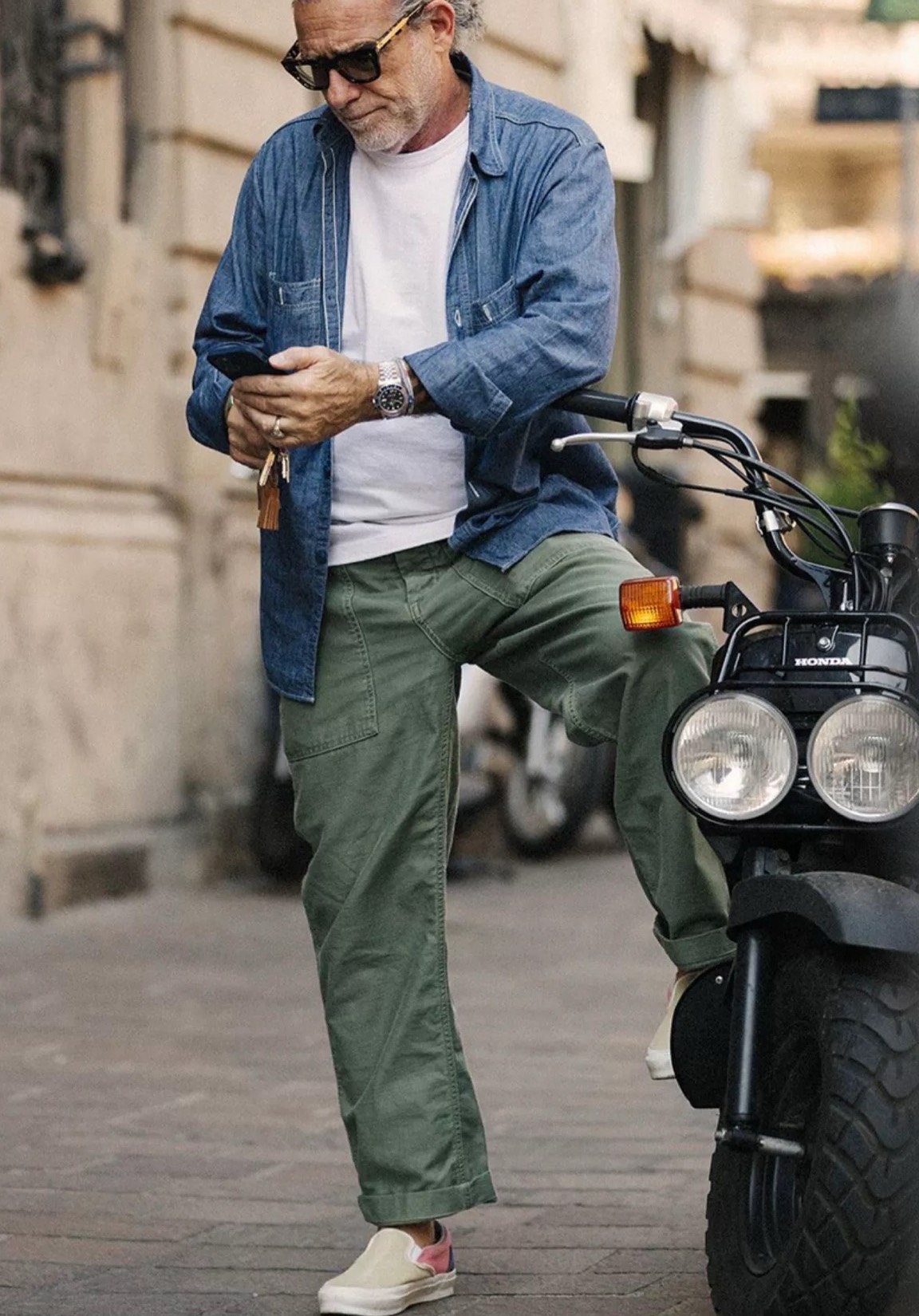 非常喜欢的一身"老头"的复古装扮,不得不赞